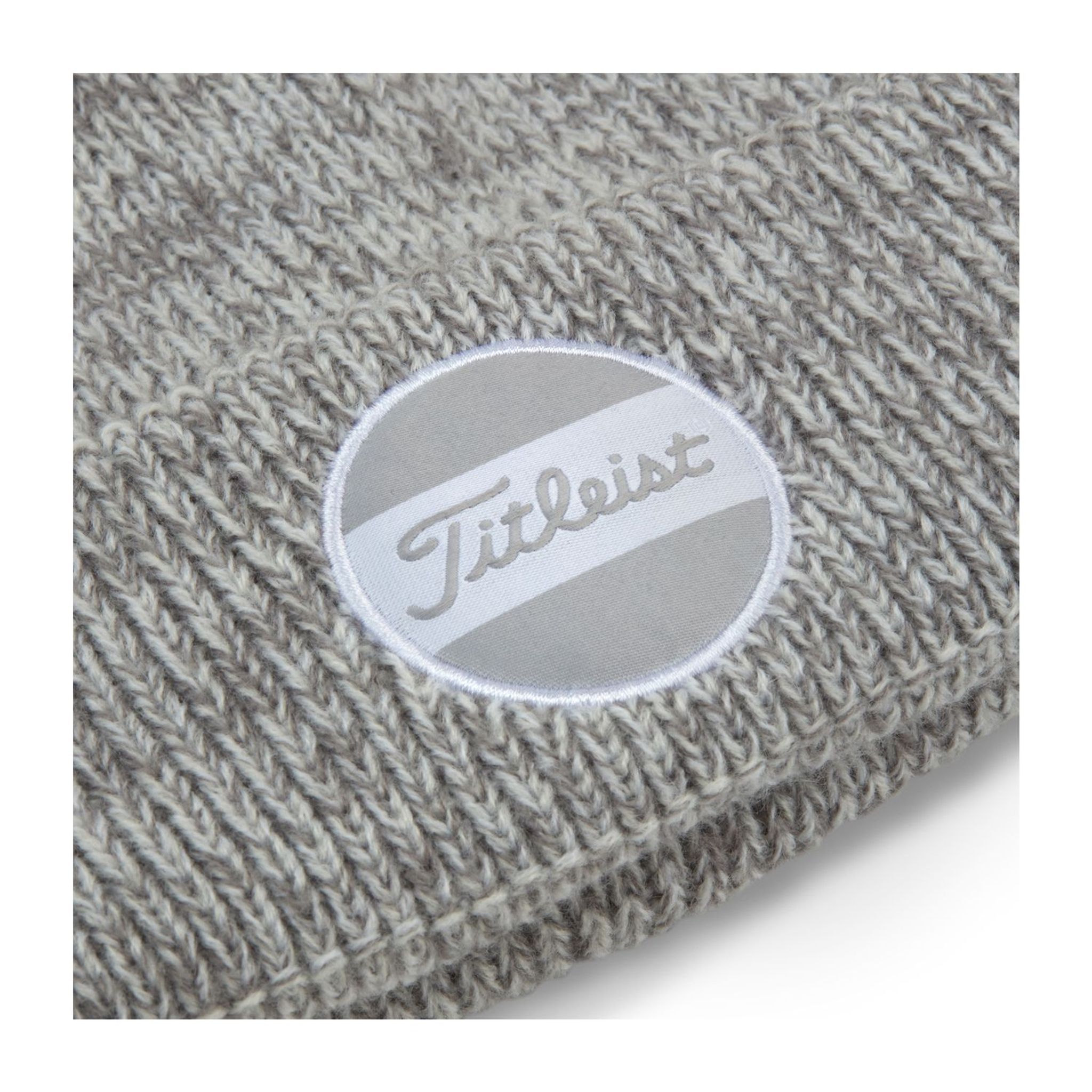 Titleist Haube Boardwalk Pom Pom Grau/Weiß