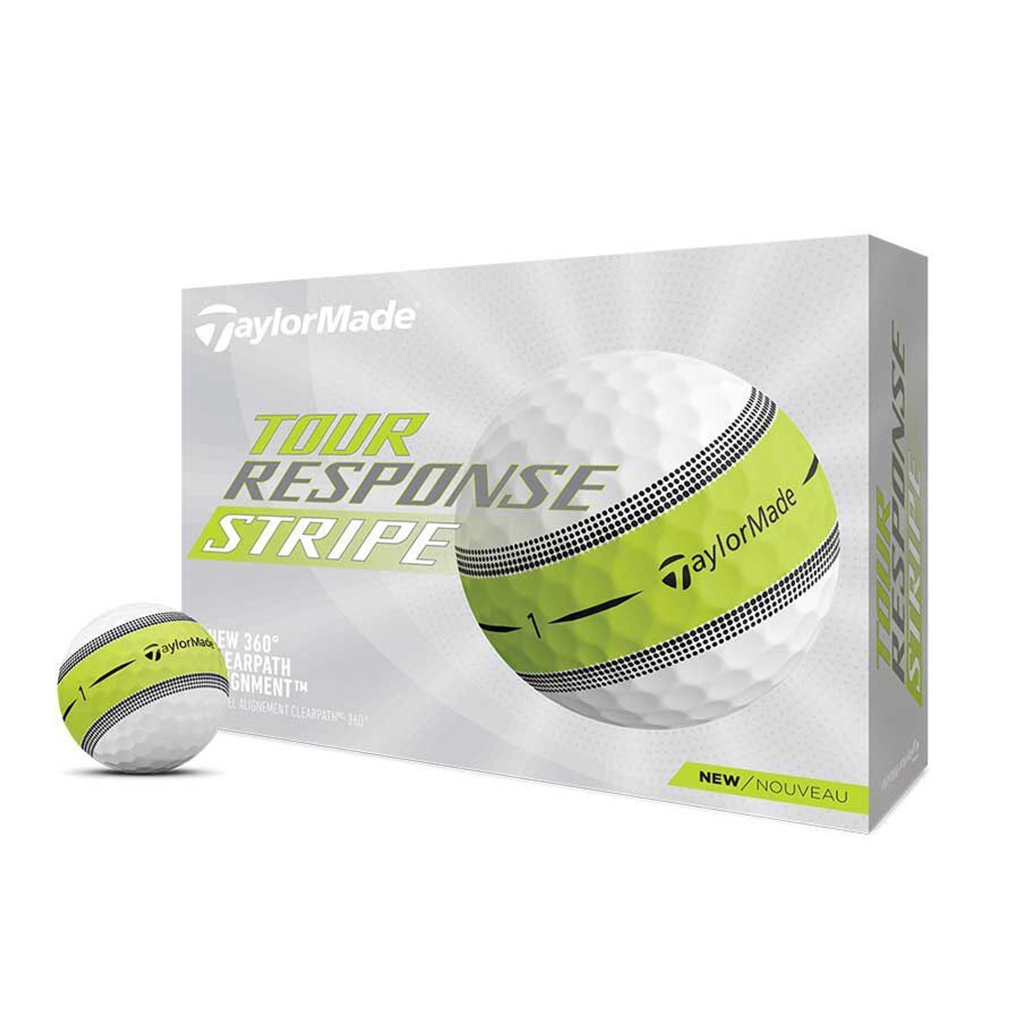 TaylorMade Tour Response Stripe Golfbälle