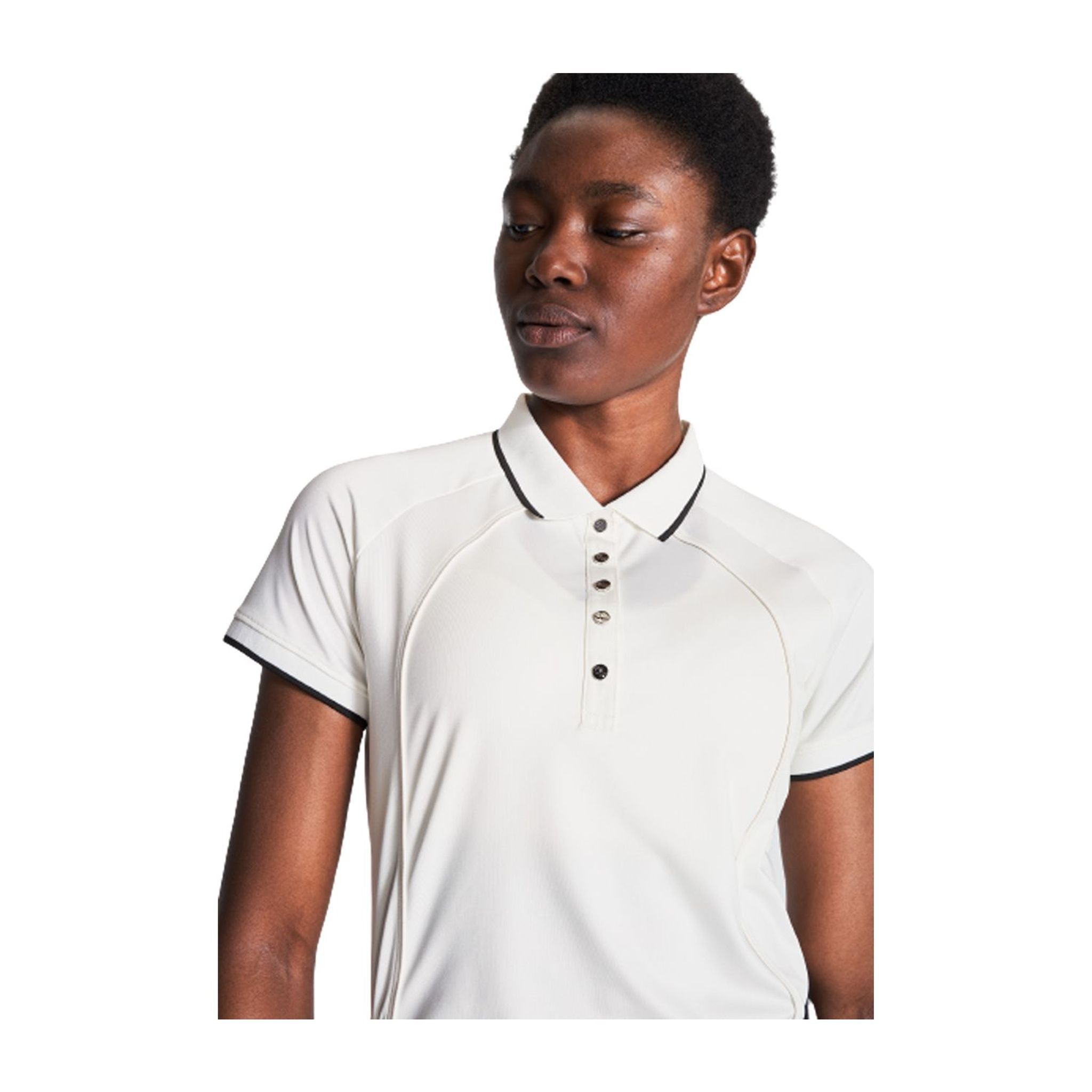 Röhnisch Poloshirt Poppy Light Cream Damen