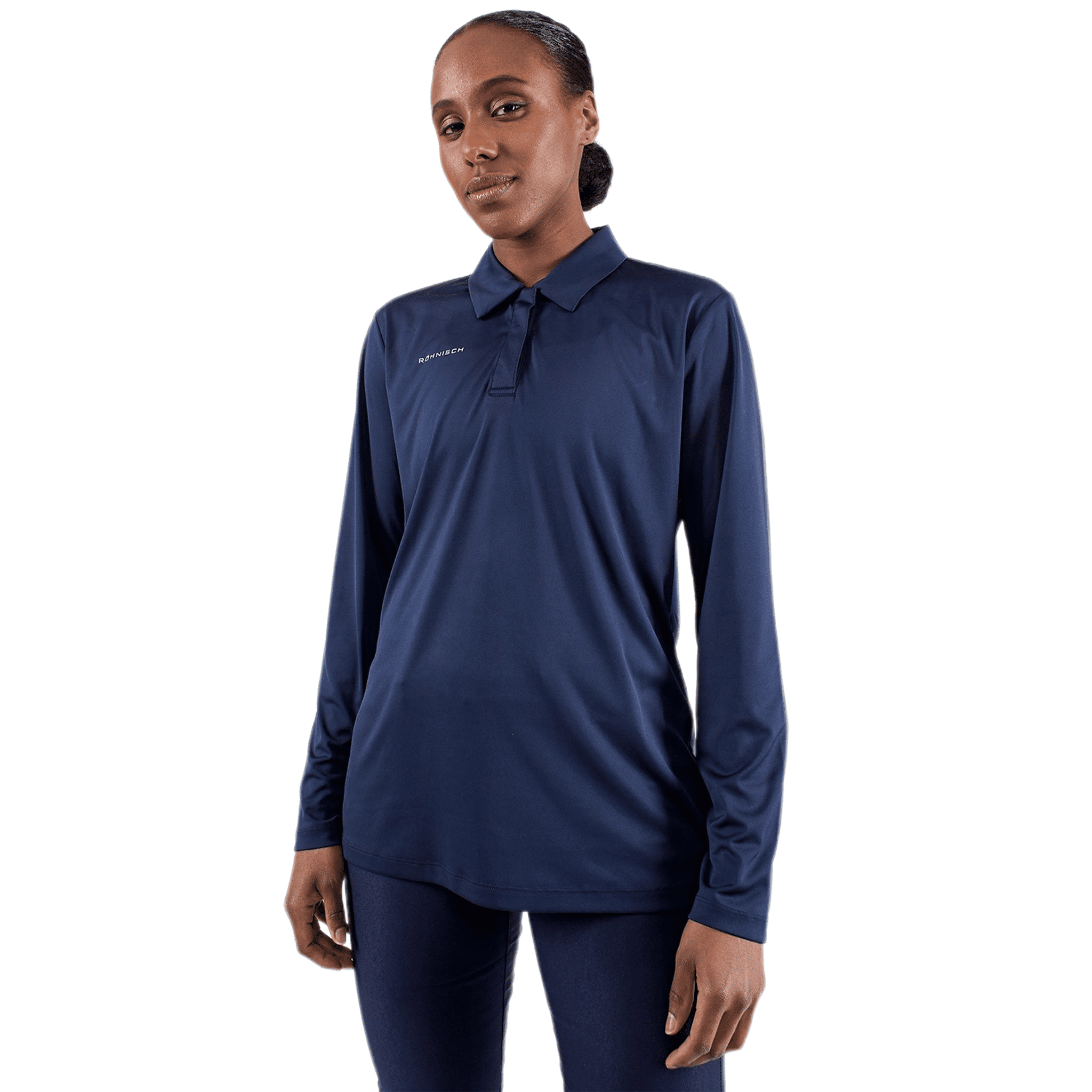 Röhnisch Lynn Golf Polo Langarm Navyblau Damen Damen