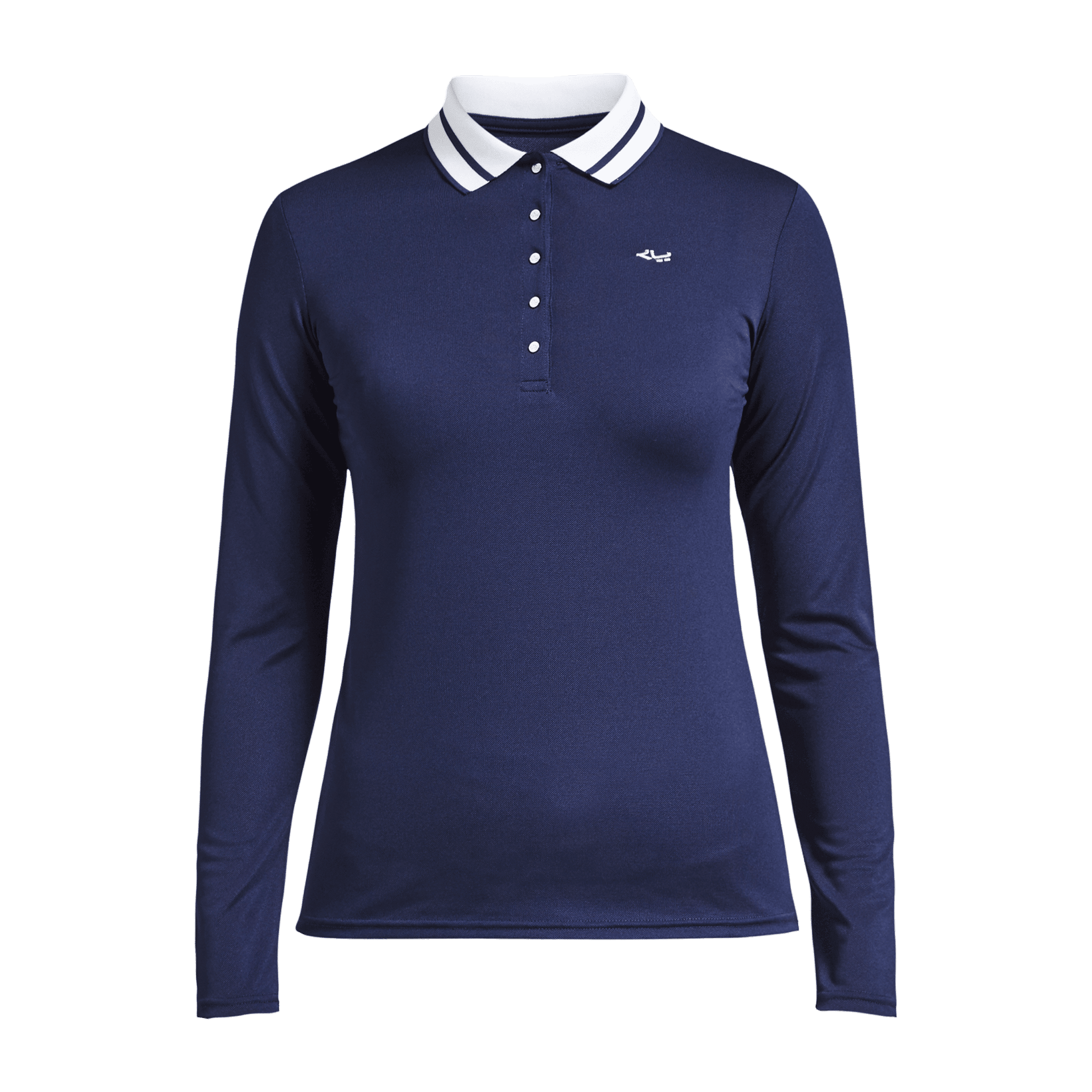 Röhnisch Polo Pim Langarm Indigo Night Damen