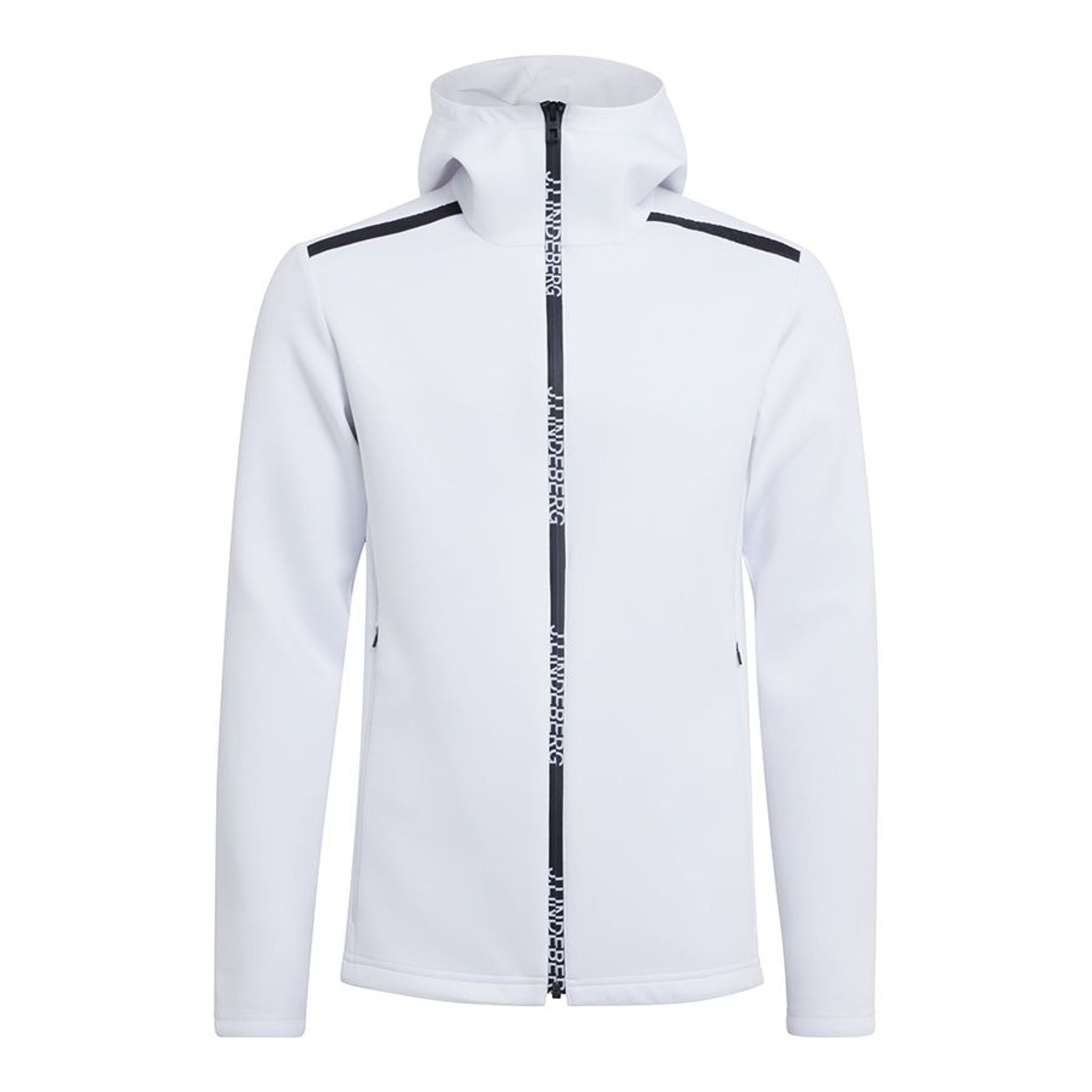 J. Lindeberg M Oleg Golf Hood White Herren