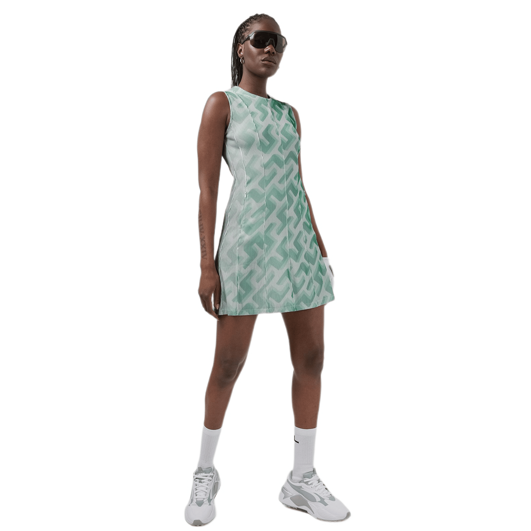 J. Lindeberg Kleid 3D Golf Jilian 3D Bridge Mongram Damen