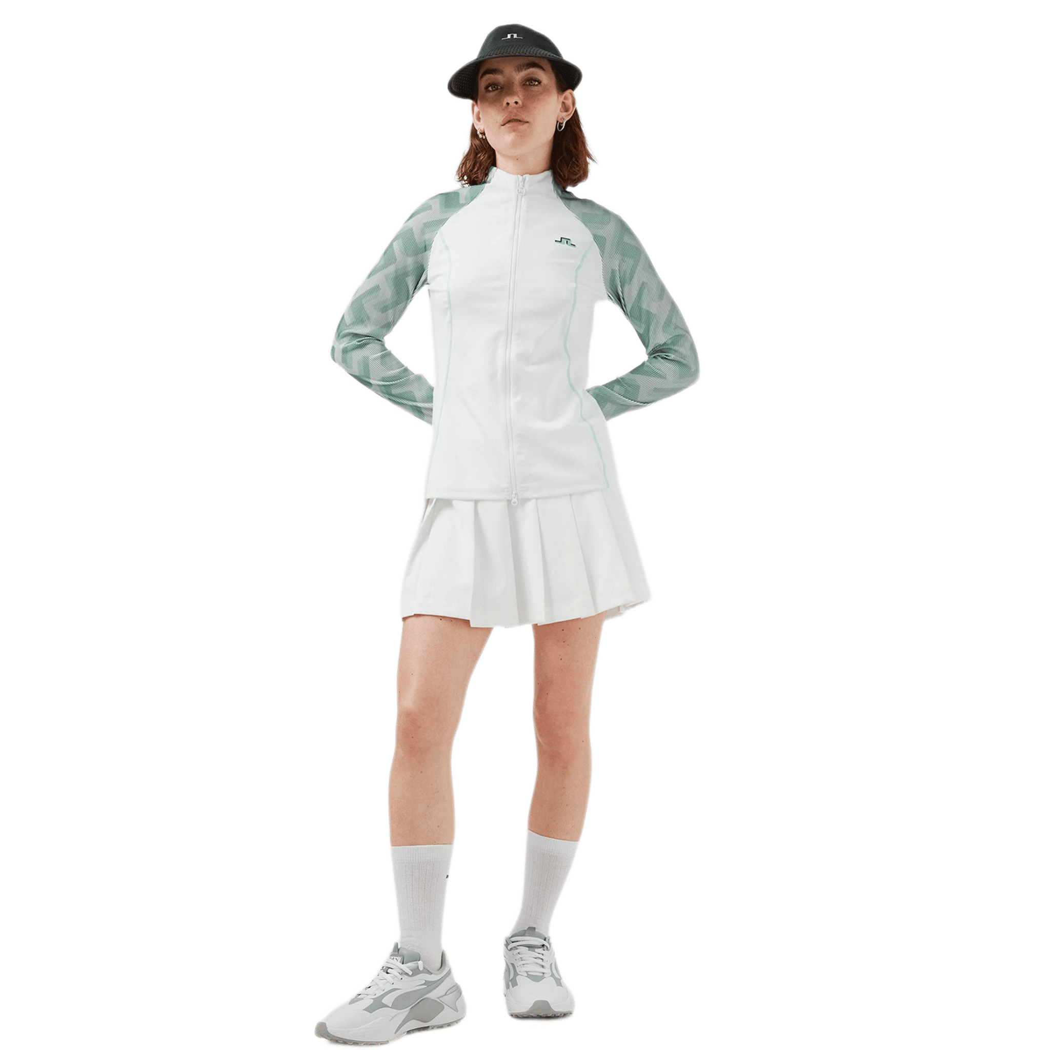 J. Lindeberg Golf Mid Layer June 3D sleeve Damen