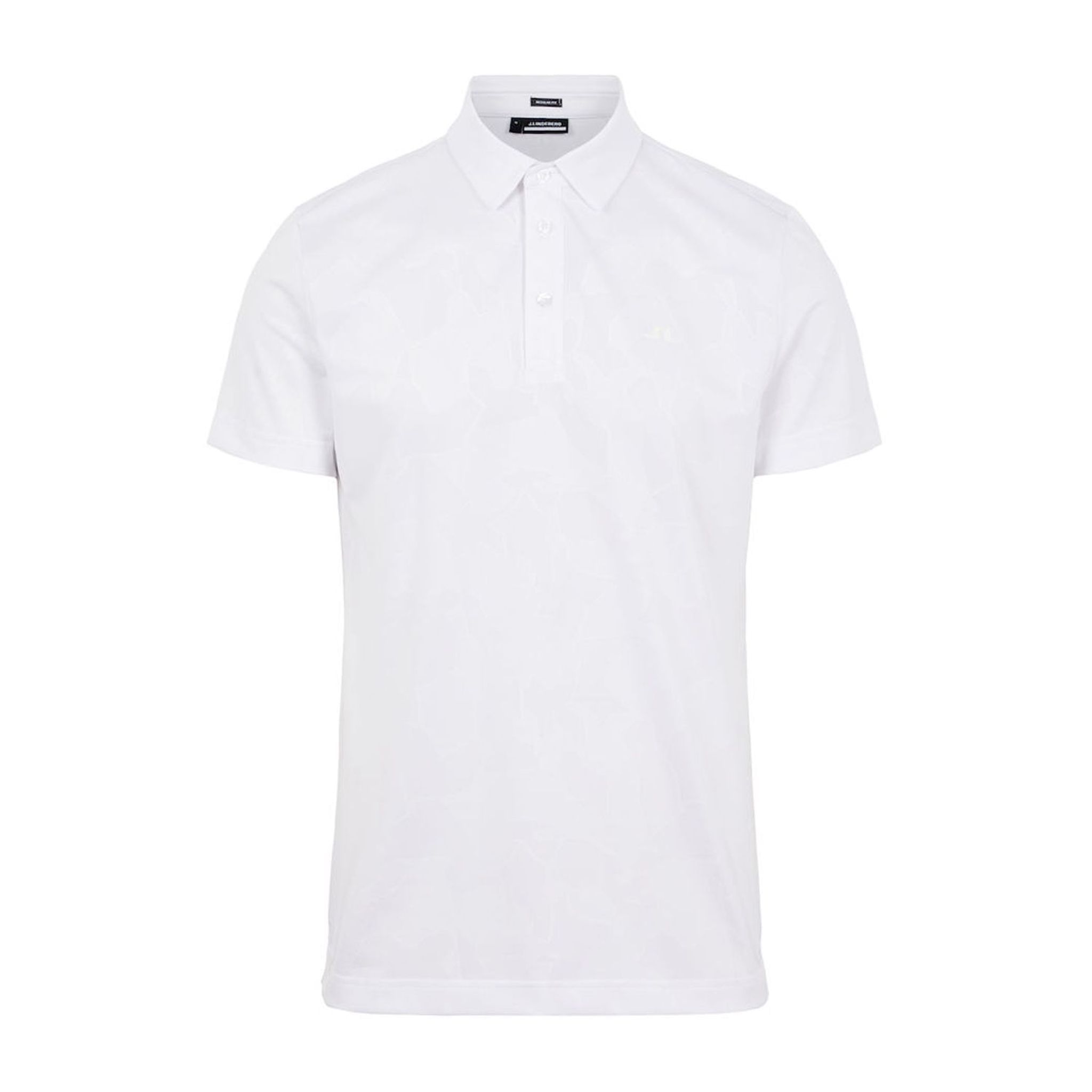 J. Lindeberg M Clide Regular Fit SS Polo White Herren