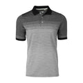 Kjus M Melange Fading SS Polo White Melange Herren