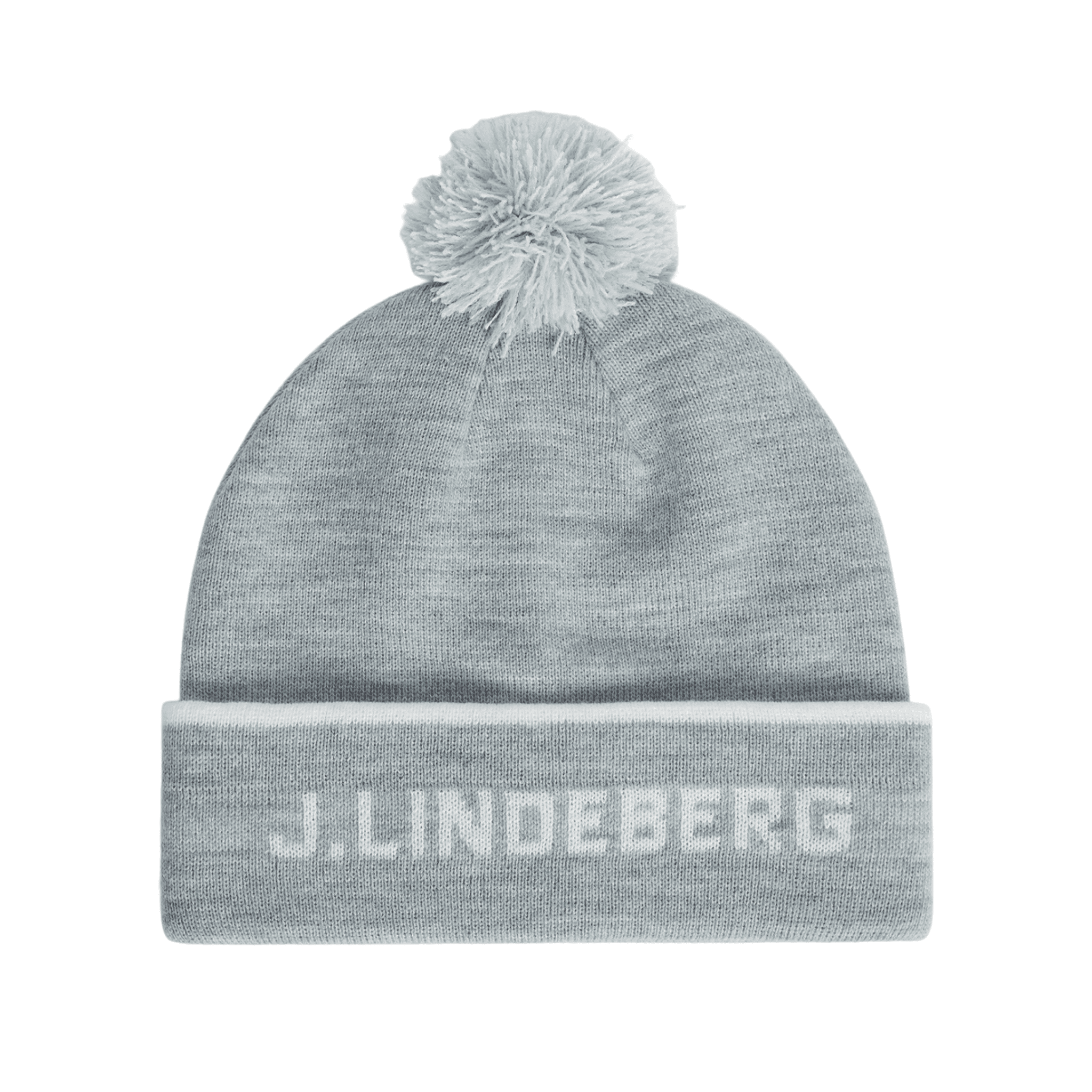 J. Lindeberg Stripe Beanie Herren Light Grey Melange Herren