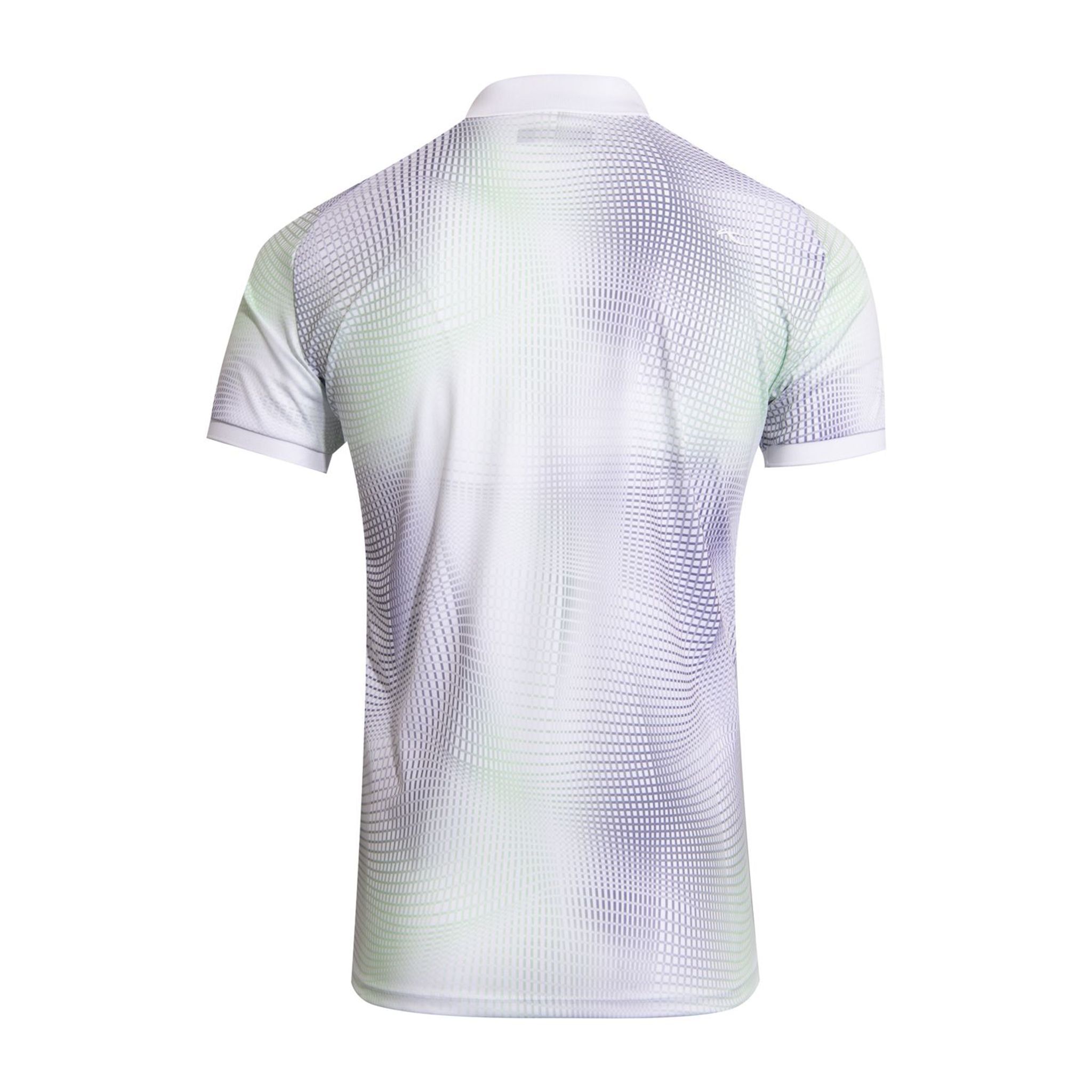 Kjus M Spot Printed SS Polo Weiß/Spring Grün Herren