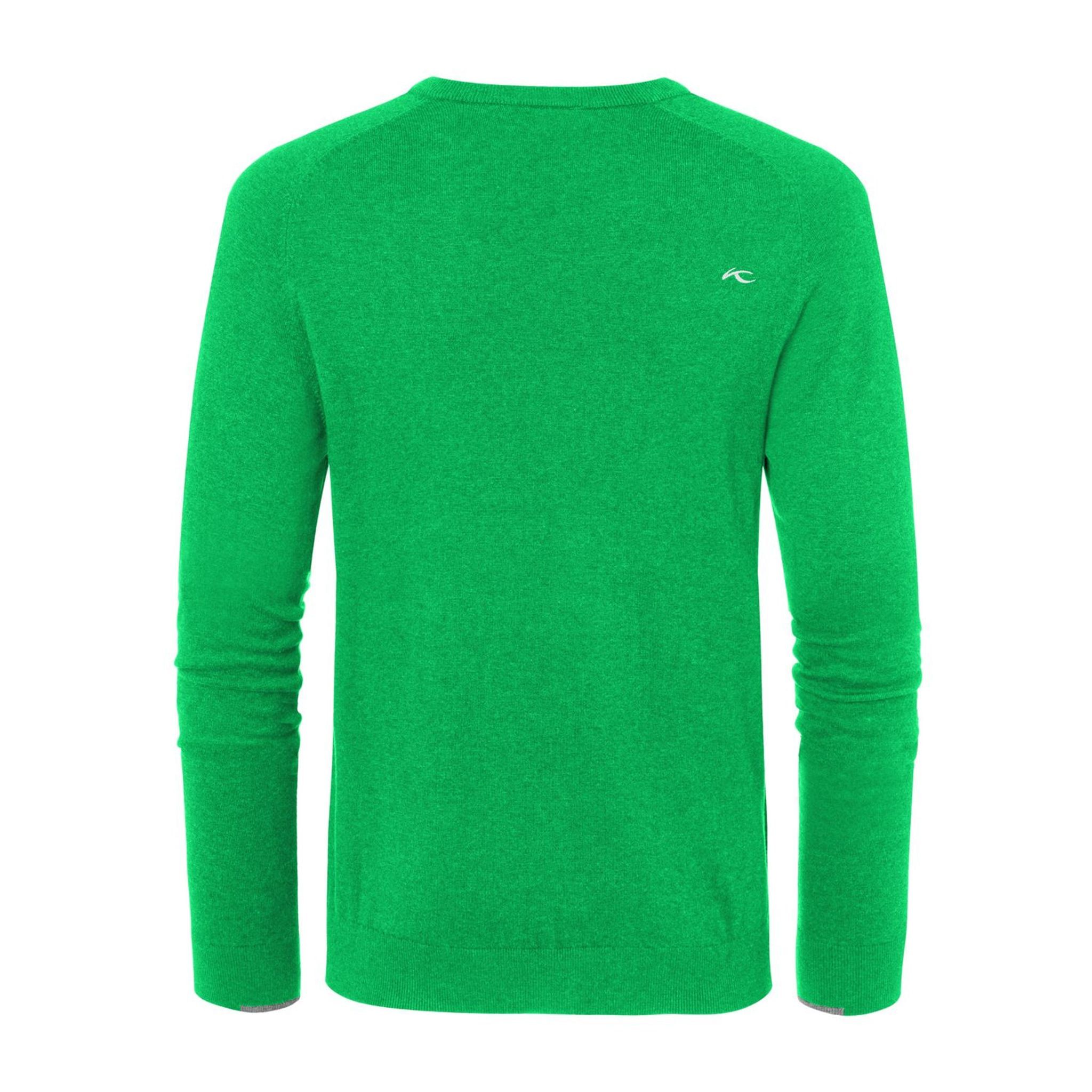 Kjus Pullover V-Ausschnitt Kirk M Spring Grün Melange Herren