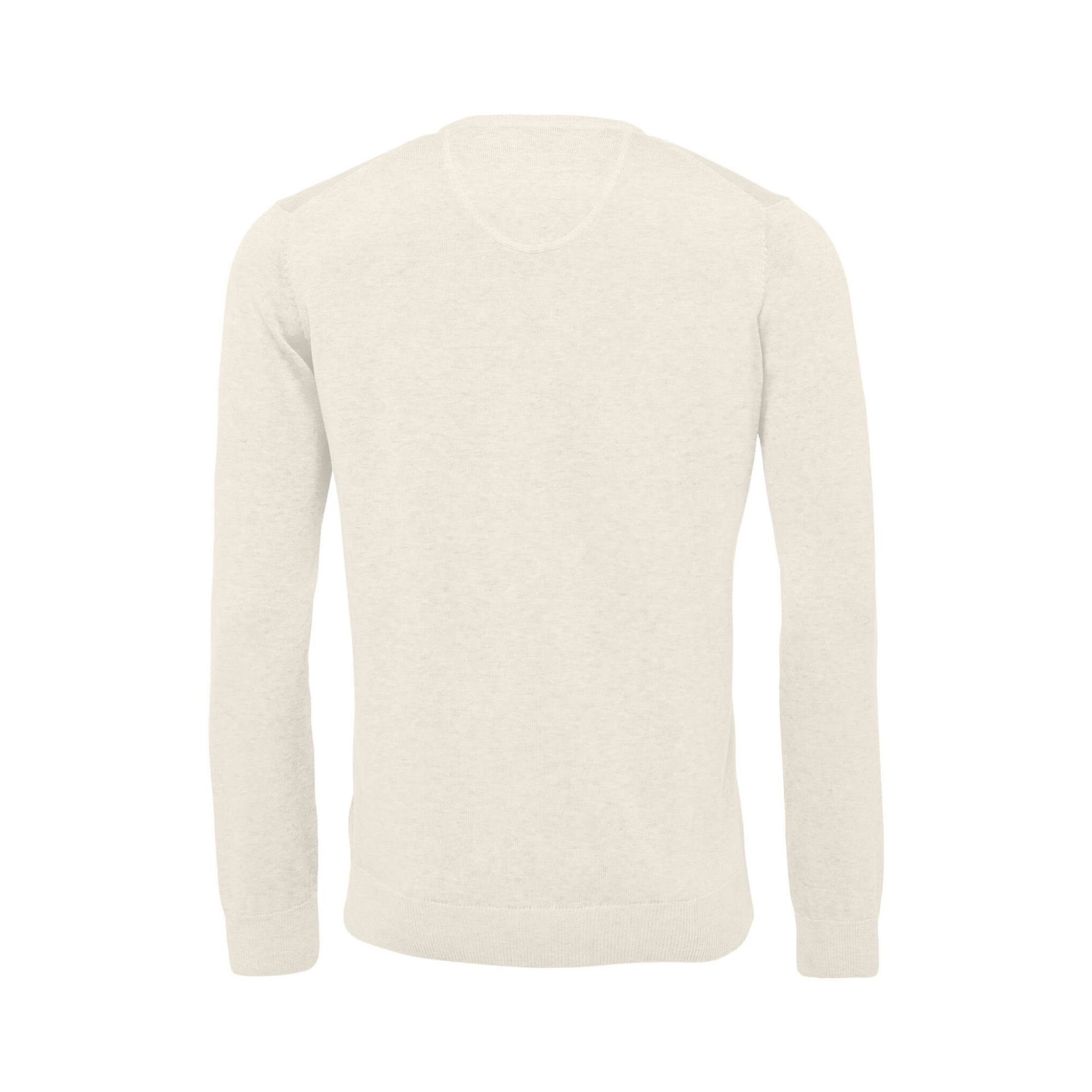 Fynch Hatton V-Neck Superfine Golf Pullover Herren Offwhite Herren