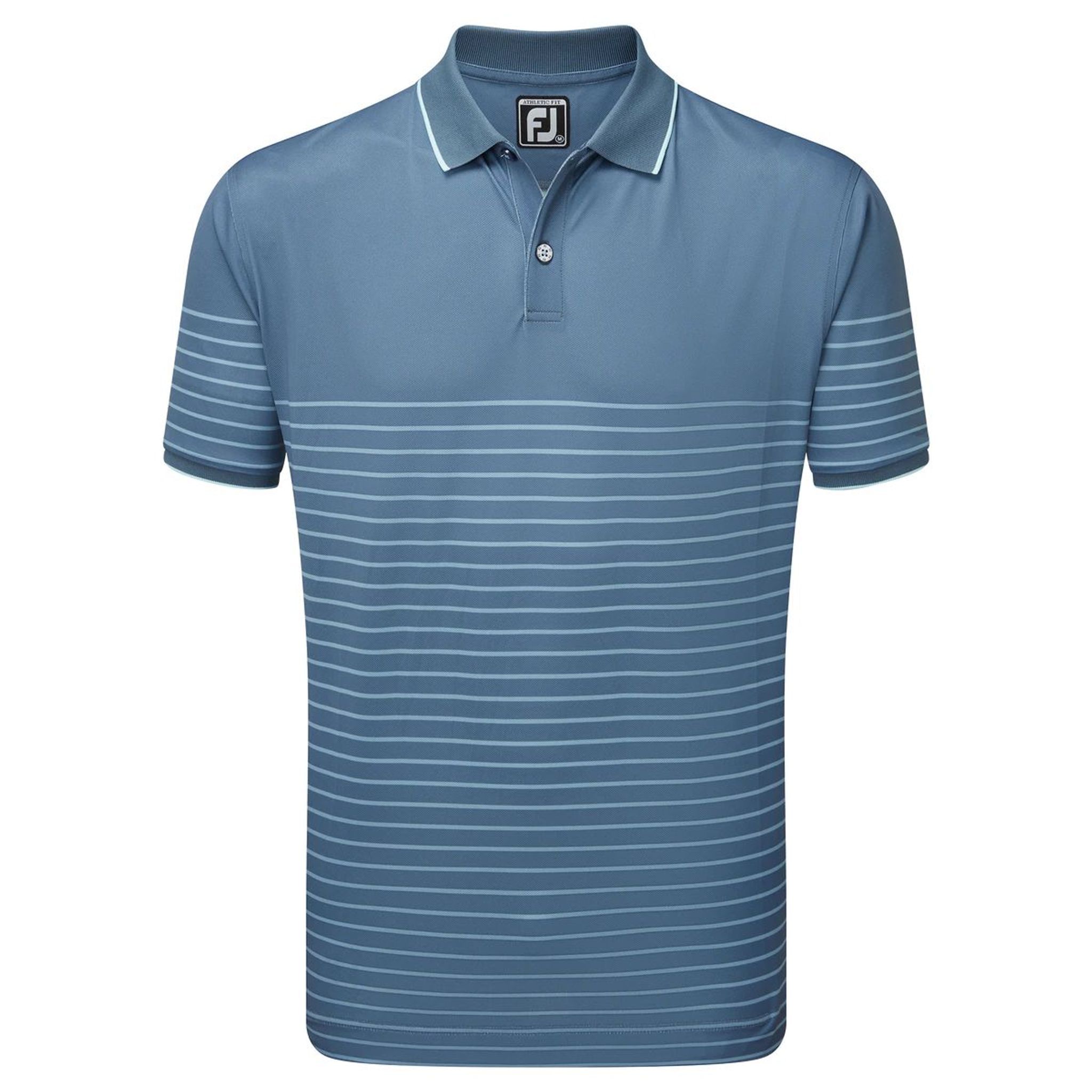 Footjoy Breton Stripe Pique Golf Polo Herren