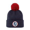 Footjoy Haube Solid Pom Pom Heather, Navy