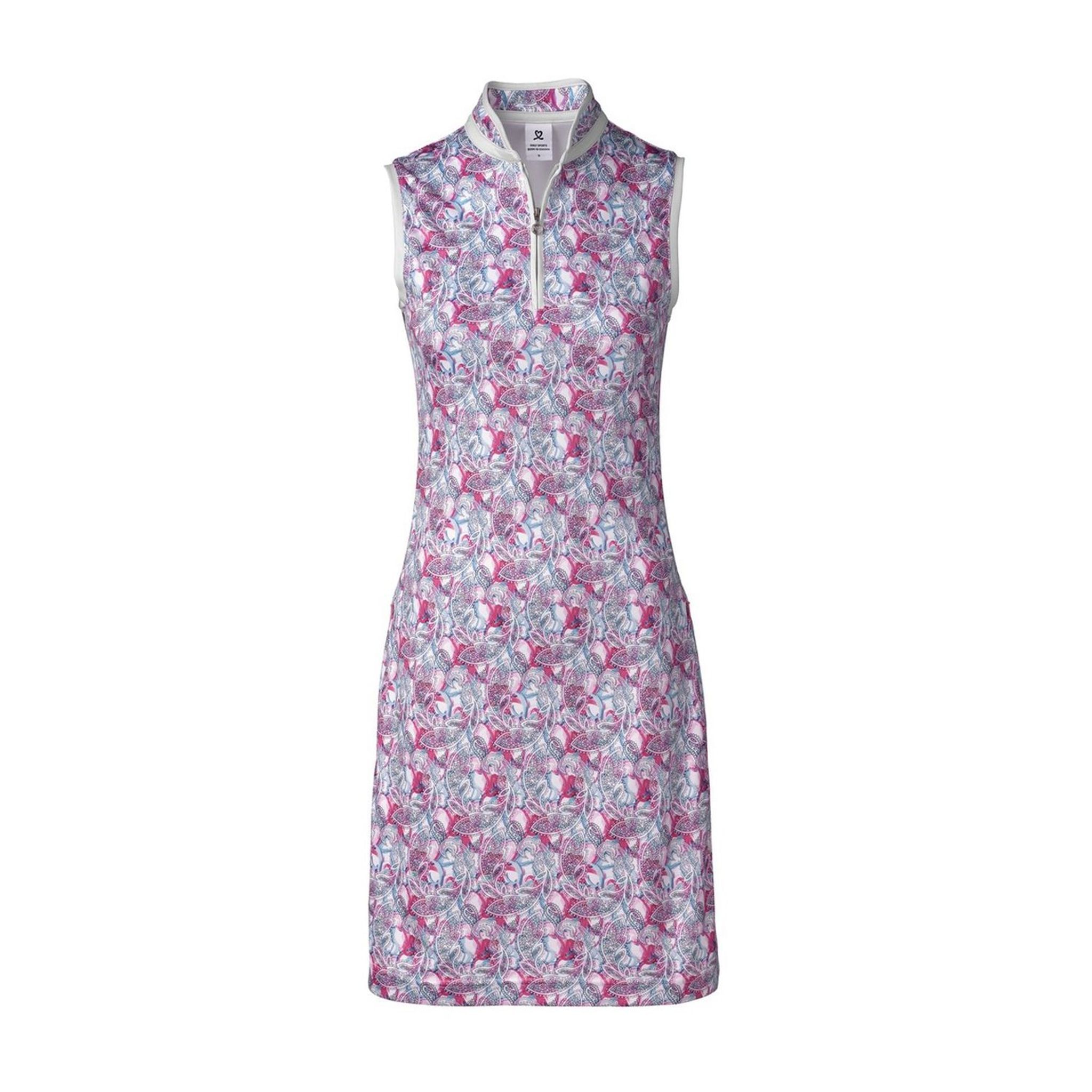 Daily Sports Paisley SL Dress Pink Damen