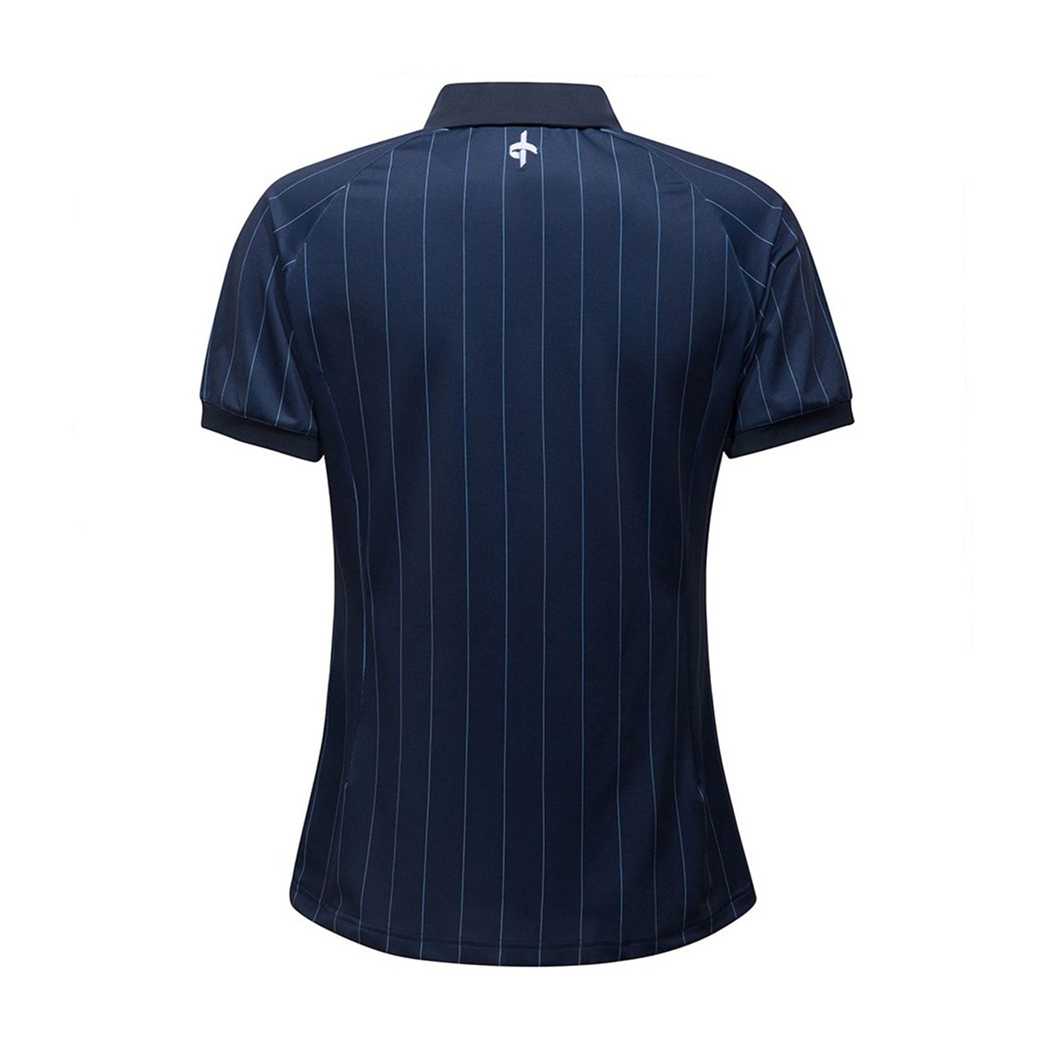 Cross Sportswear W Pinstripe Polo Navy Damen