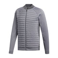 Adidas Jacke Adipure Quilted Hybrid Knit Grau Herren