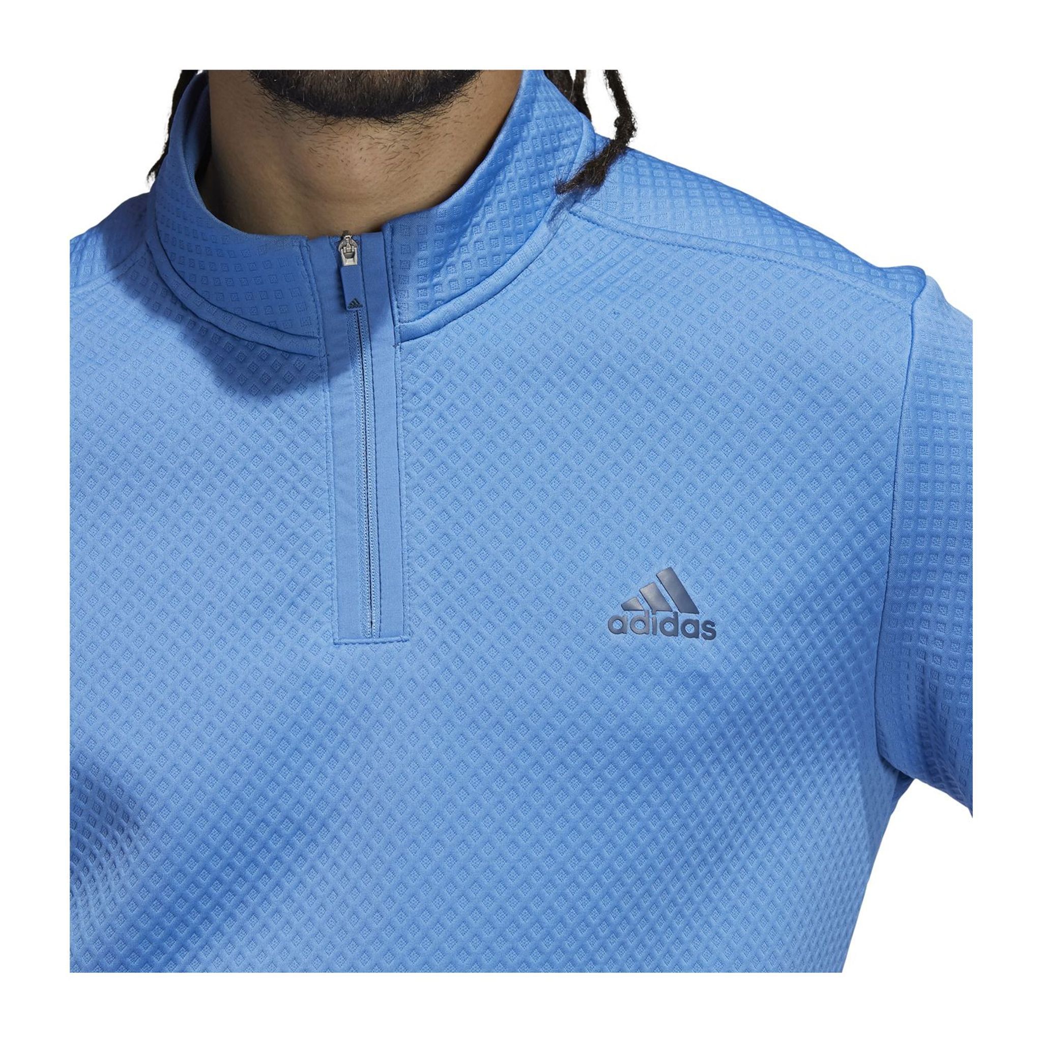 Adidas Sweater DWR Half Zip Blau Herren