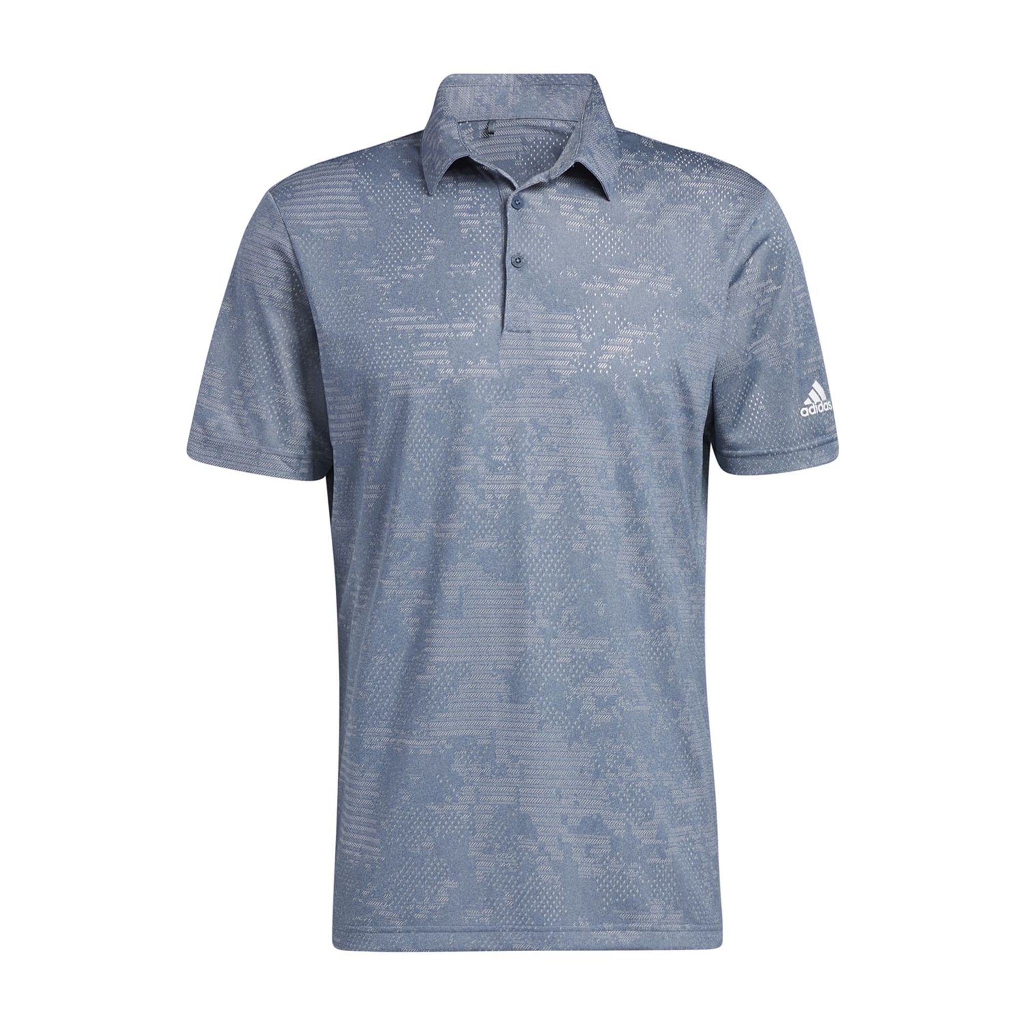 Adidas Camo SS Polo Navy/Grau Herren