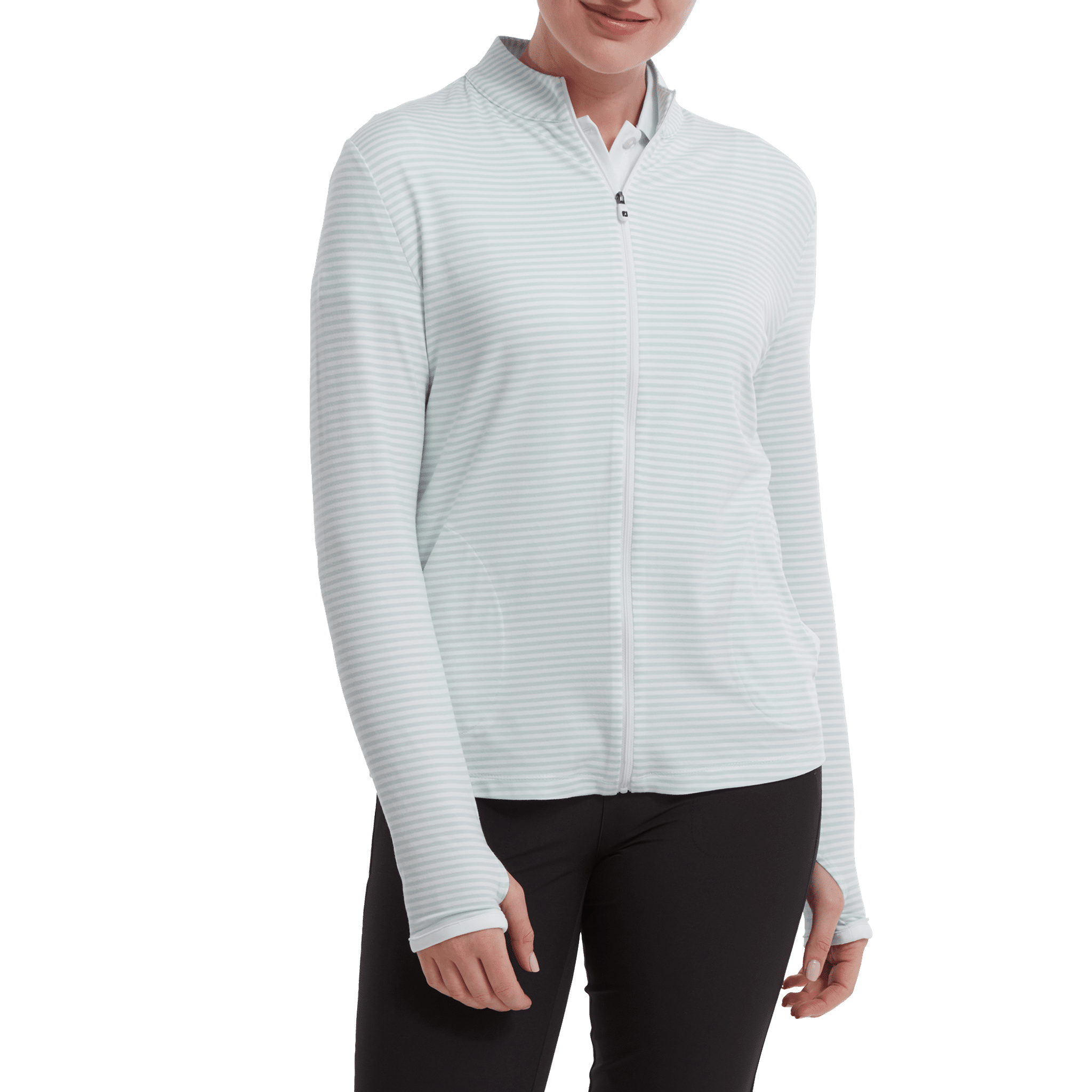 Footjoy Jersey Stripe Midlayer Jacke Damen