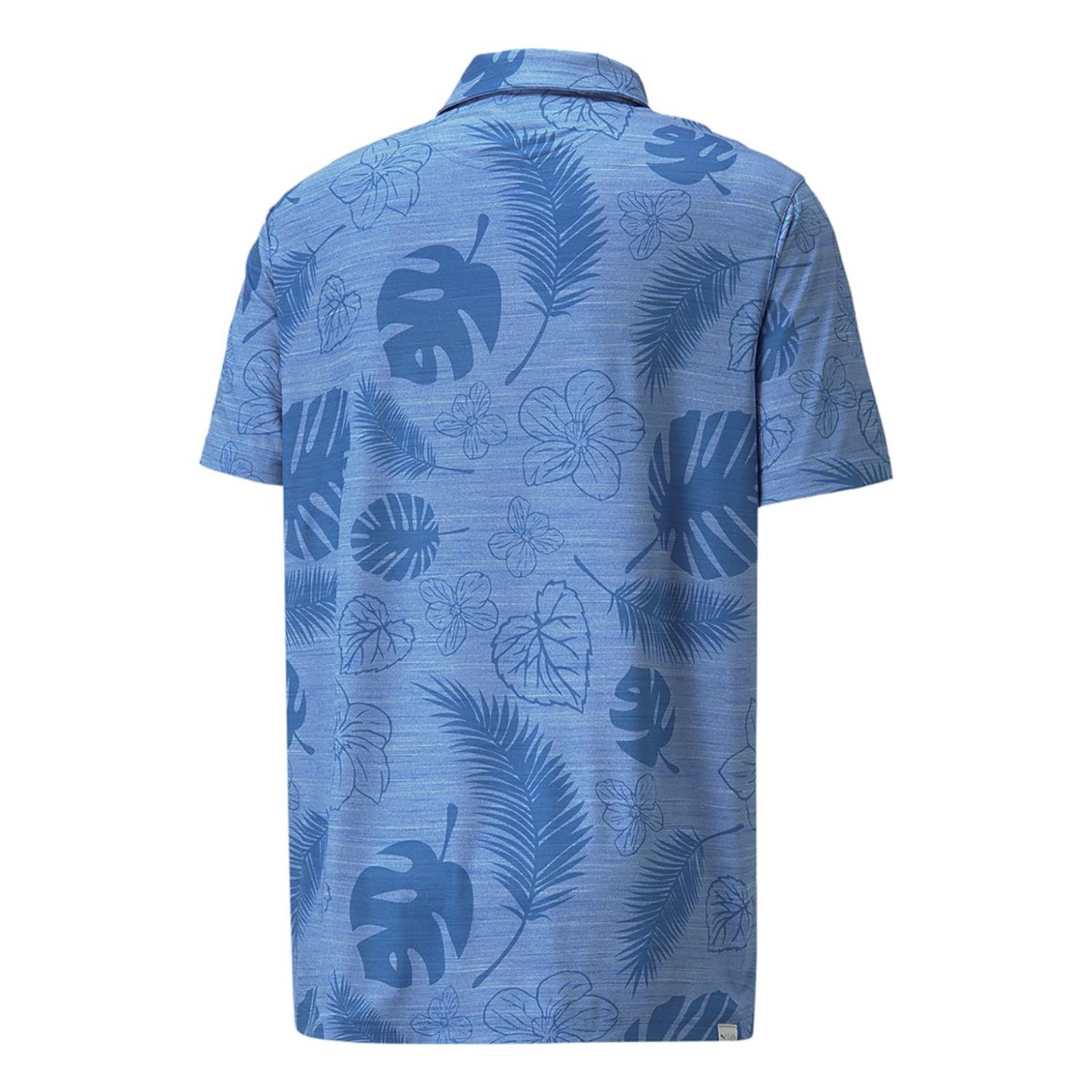 Puma Cloudspun Leaves Flowers Polo Herren