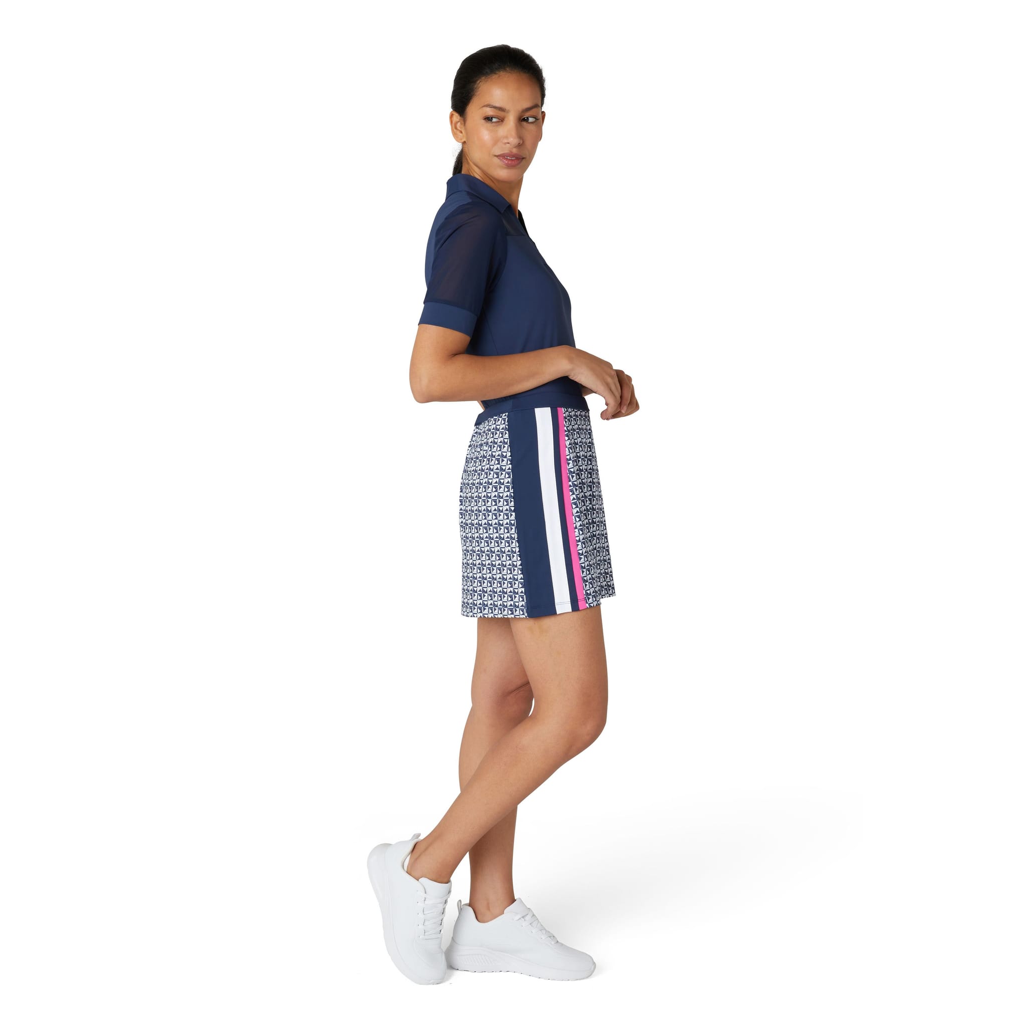 Original Penguin Geo Printed Side Blocked Skort Damen