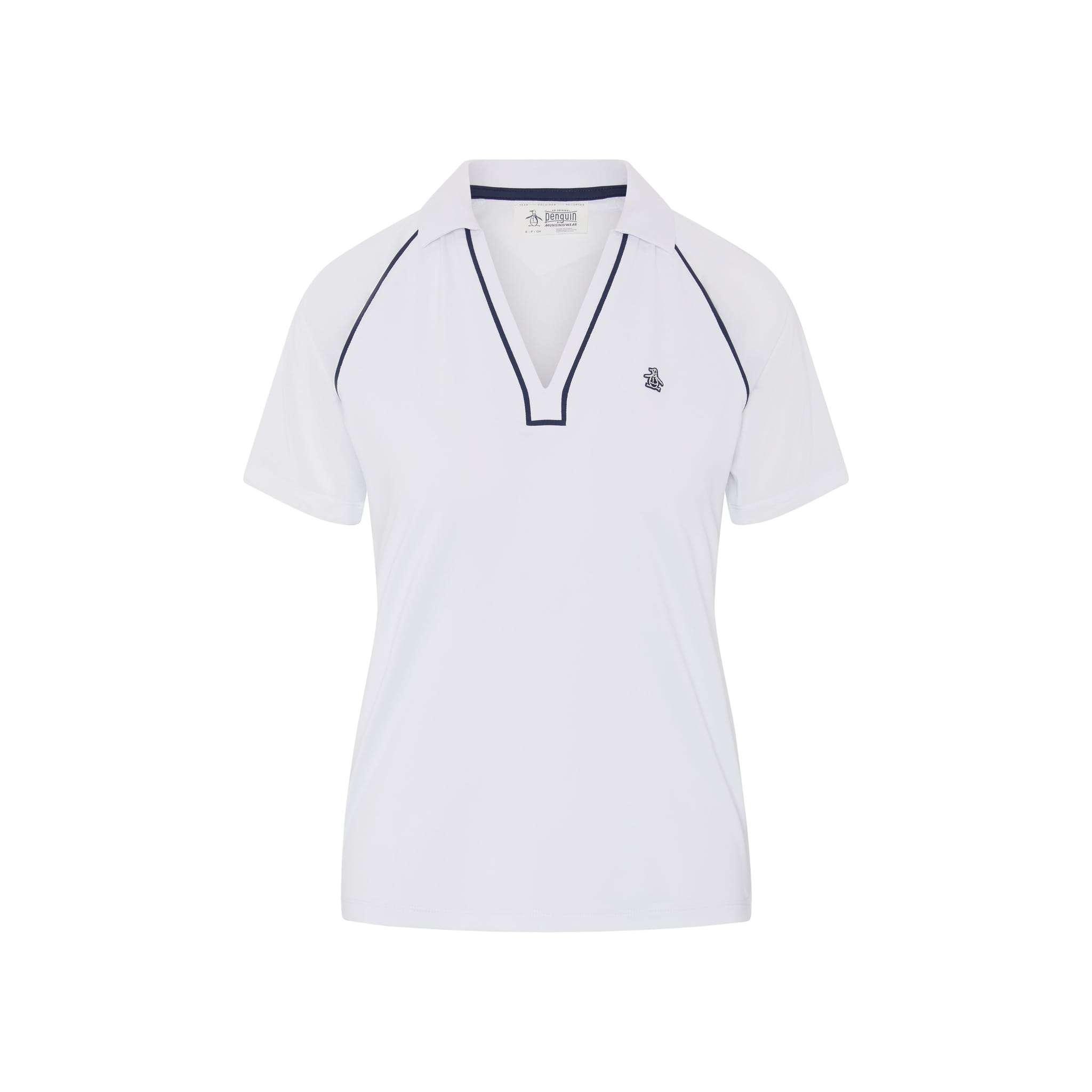 Original Penguin V-Neck Colour Polo Damen