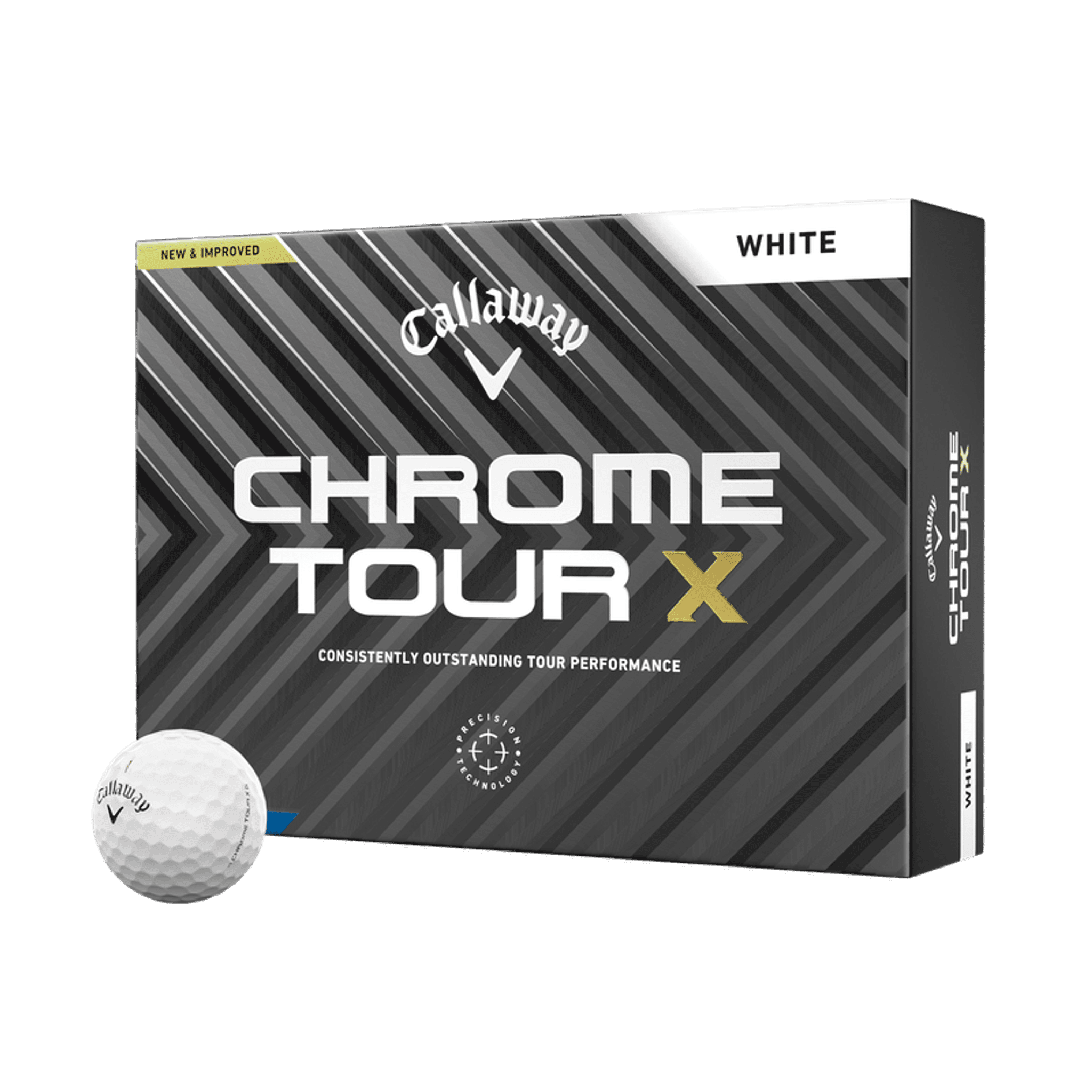 Callaway Chrome Tour X [12 Stück] Golfbälle (2024)