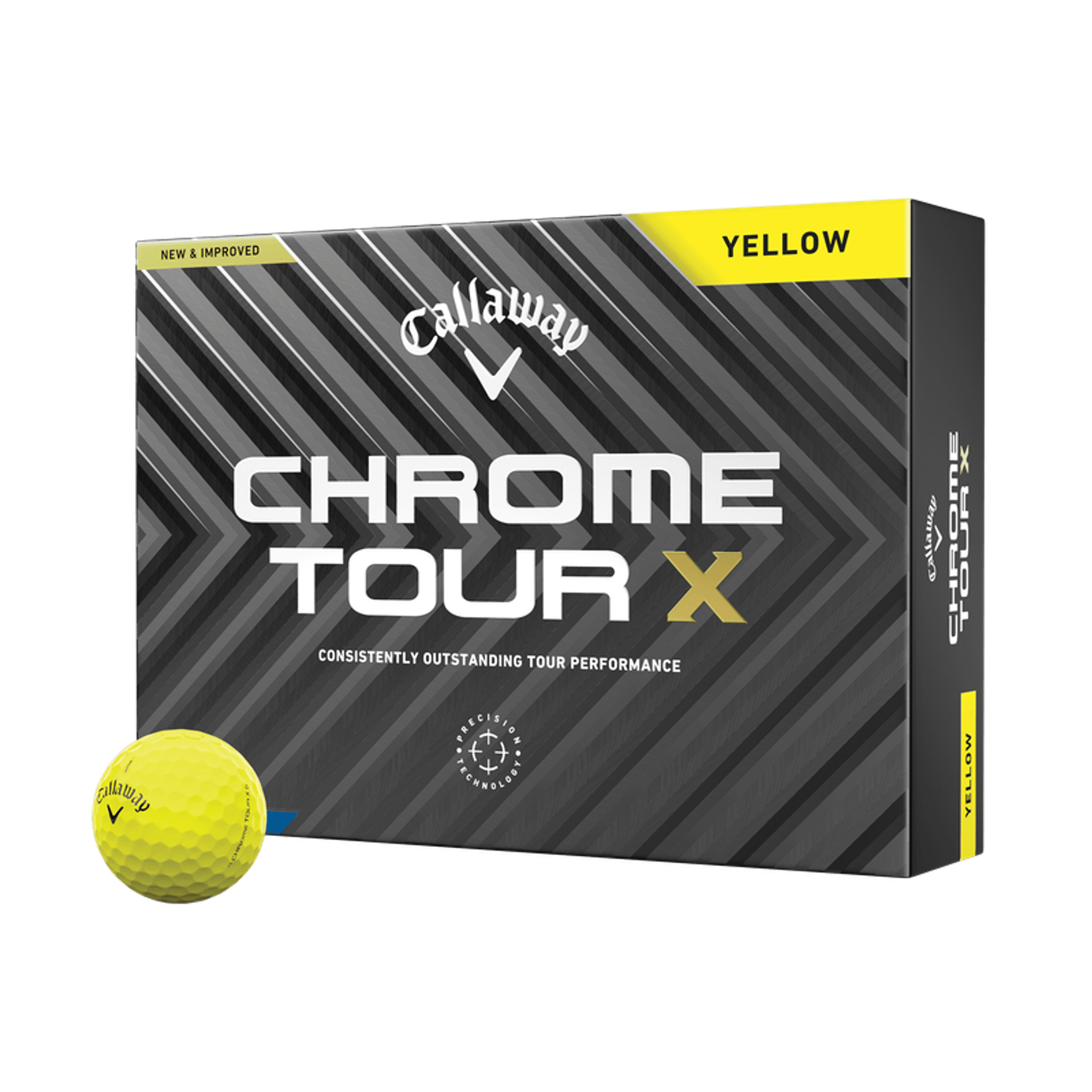 Callaway Chrome Tour X [12 Stück] Golfbälle (2024)