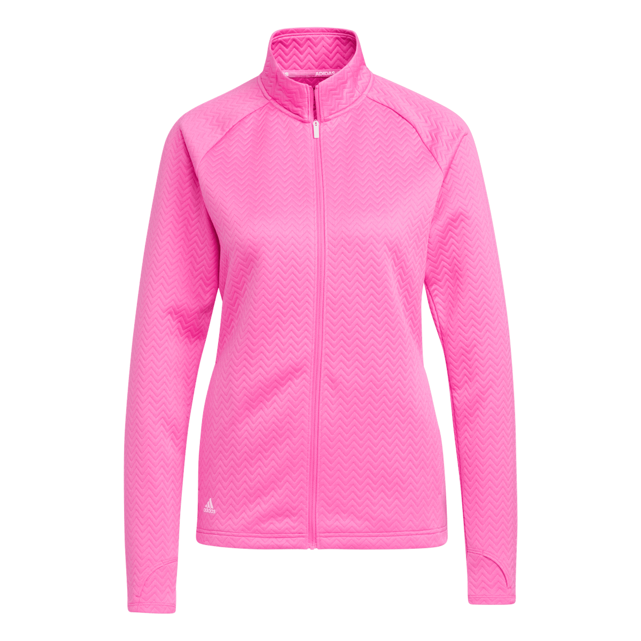 Adidas W Texture Full Zip Layer Pink Damen