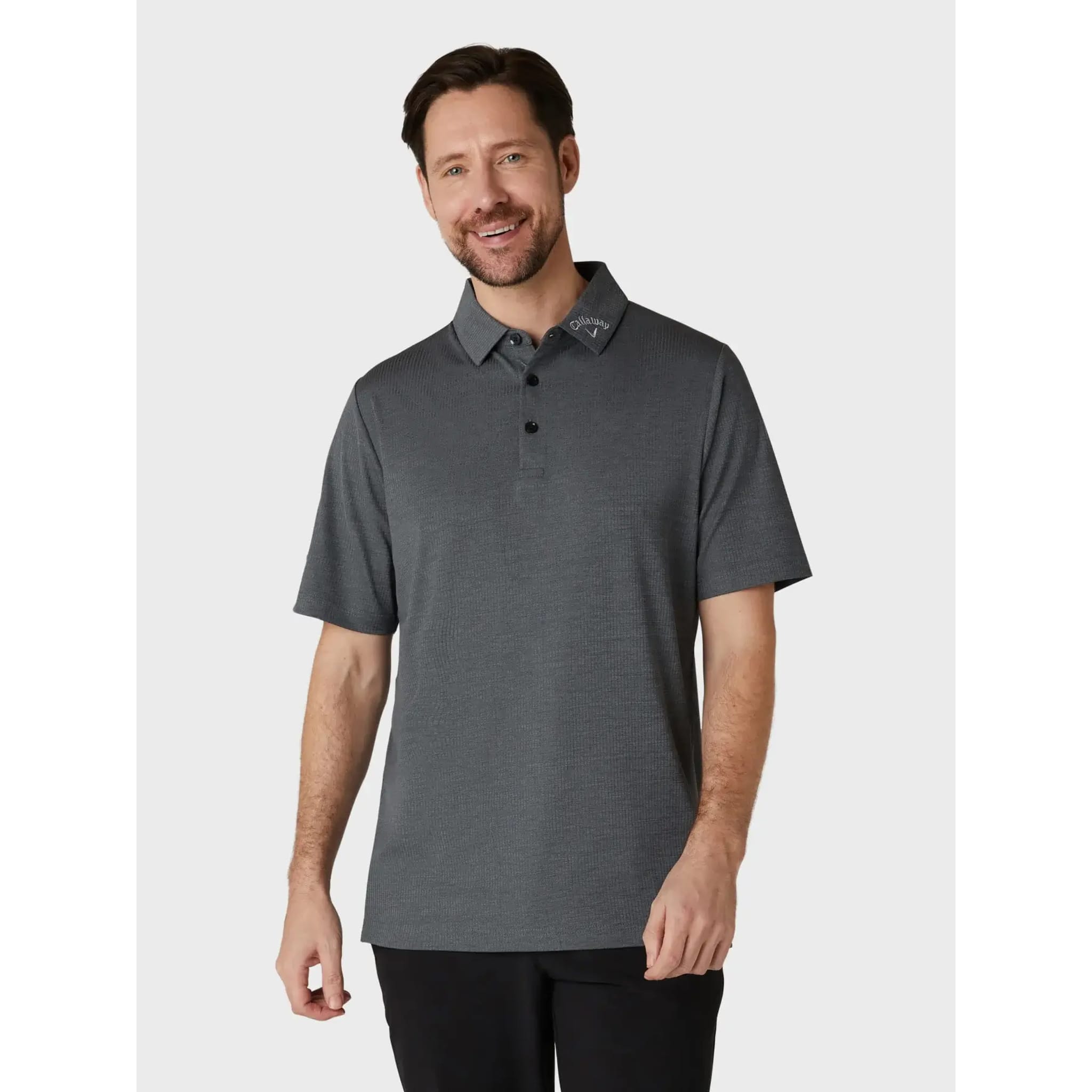 Callaway Premium Jacquard Poloshirt Herren