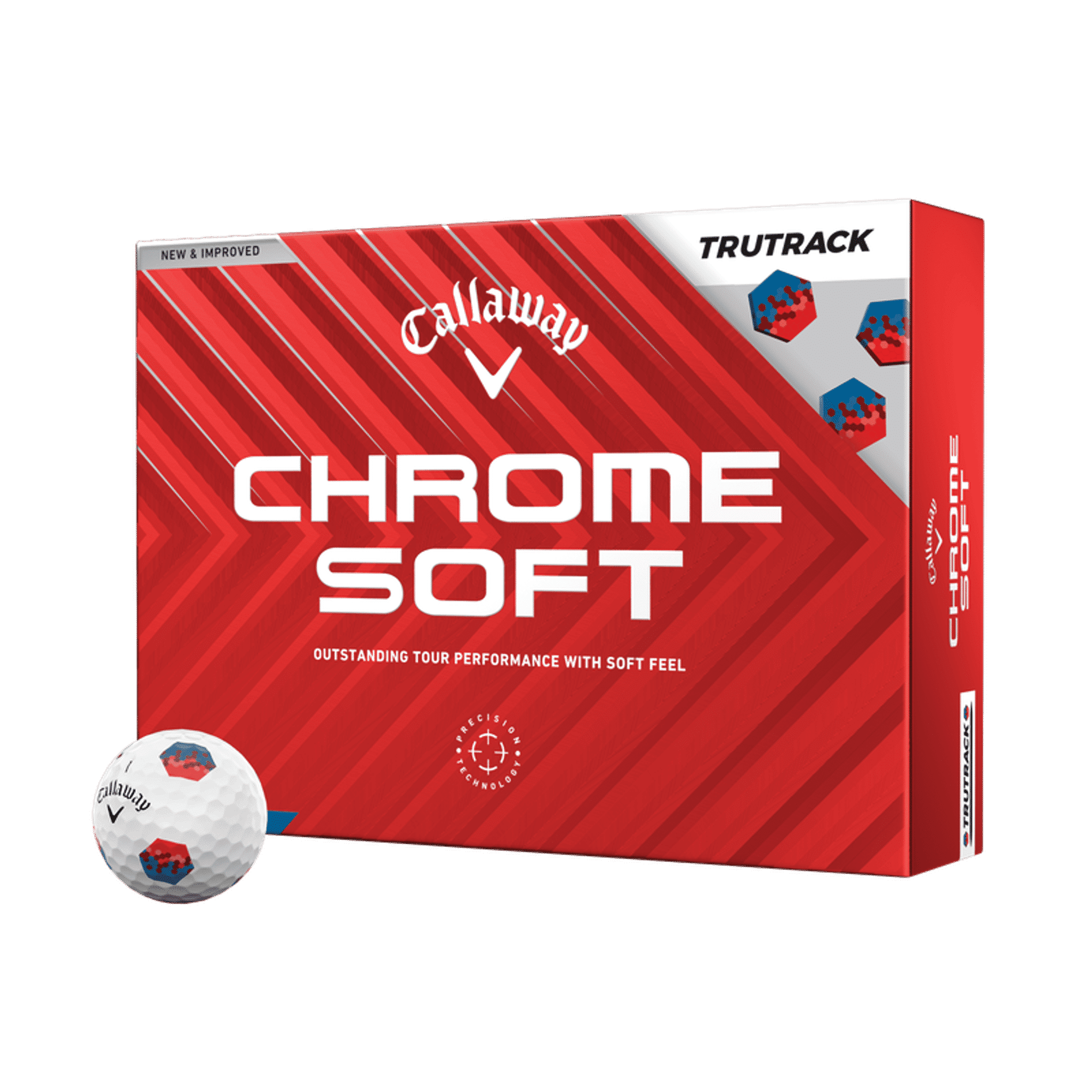 Callaway Chrome Soft TruTrack Golfbälle (2024)