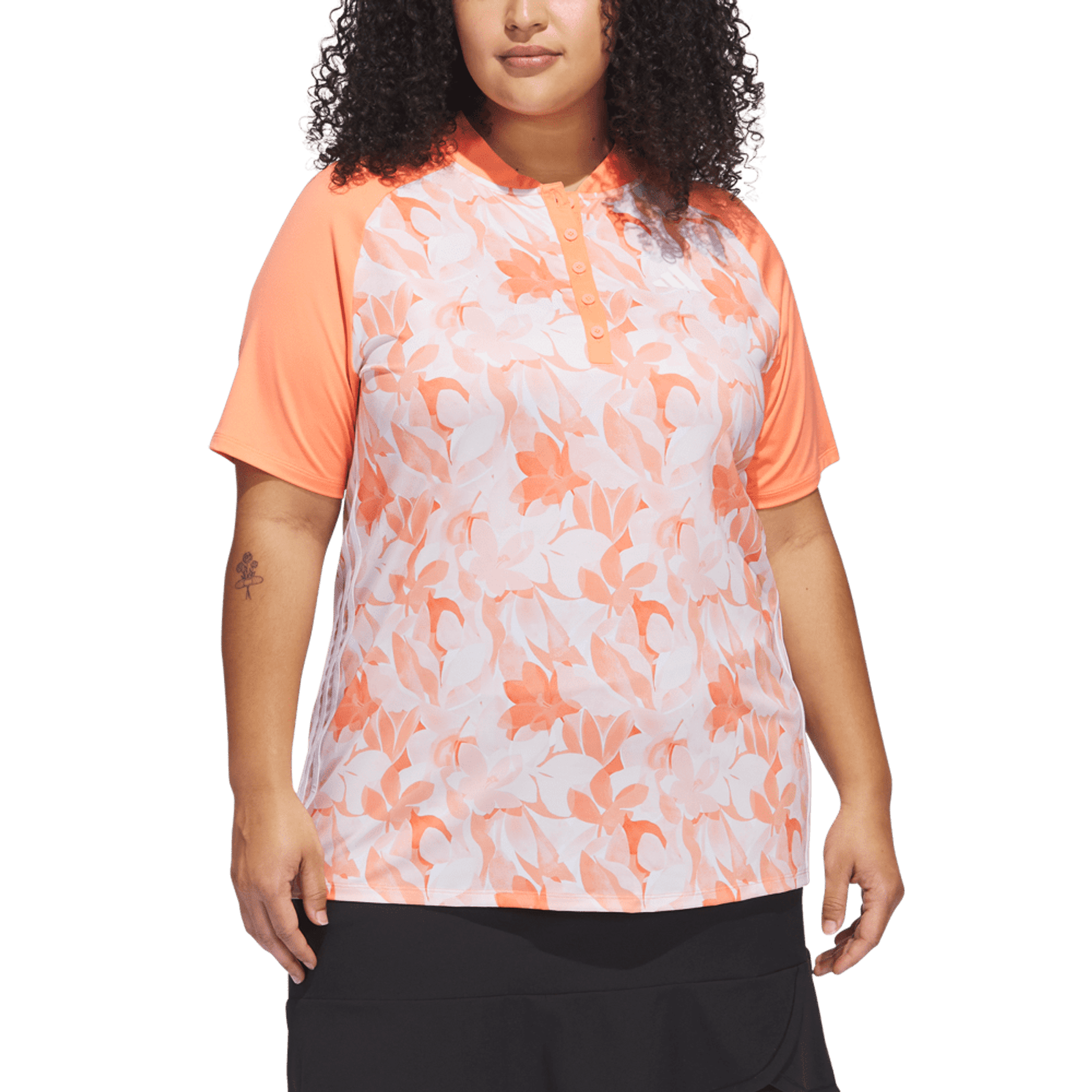 Adidas Floral Poloshirt Damen