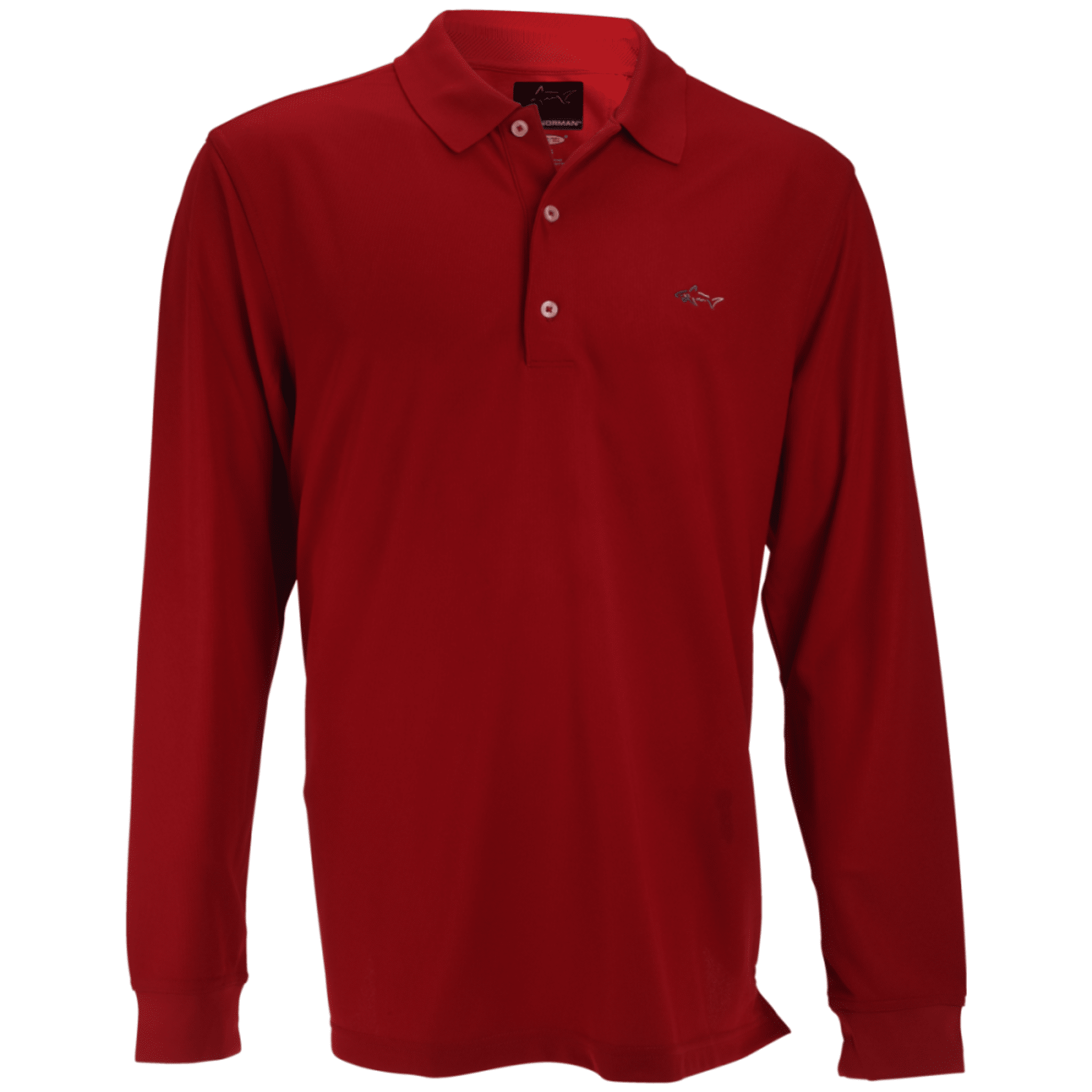 Greg Norman Pique Langarm-Poloshirt Herren