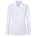 Greg Norman Pique Langarm-Poloshirt Damen