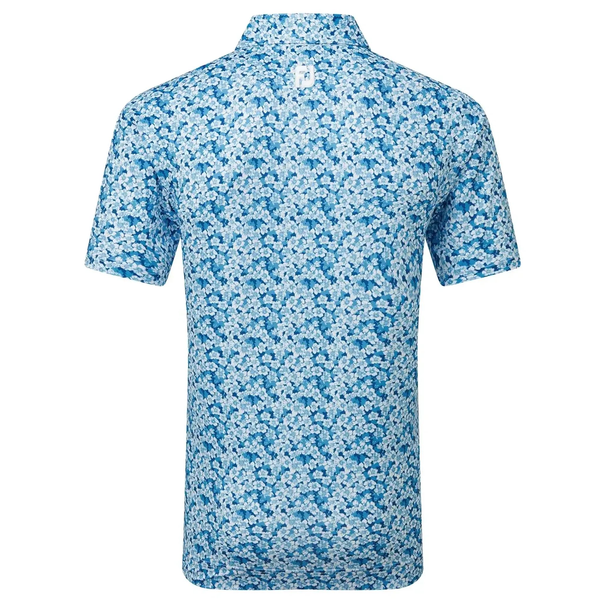 Footjoy Primrose Print Lisle Poloshirt Herren