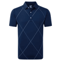 Footjoy Raker Print Lisle Poloshirt Herren