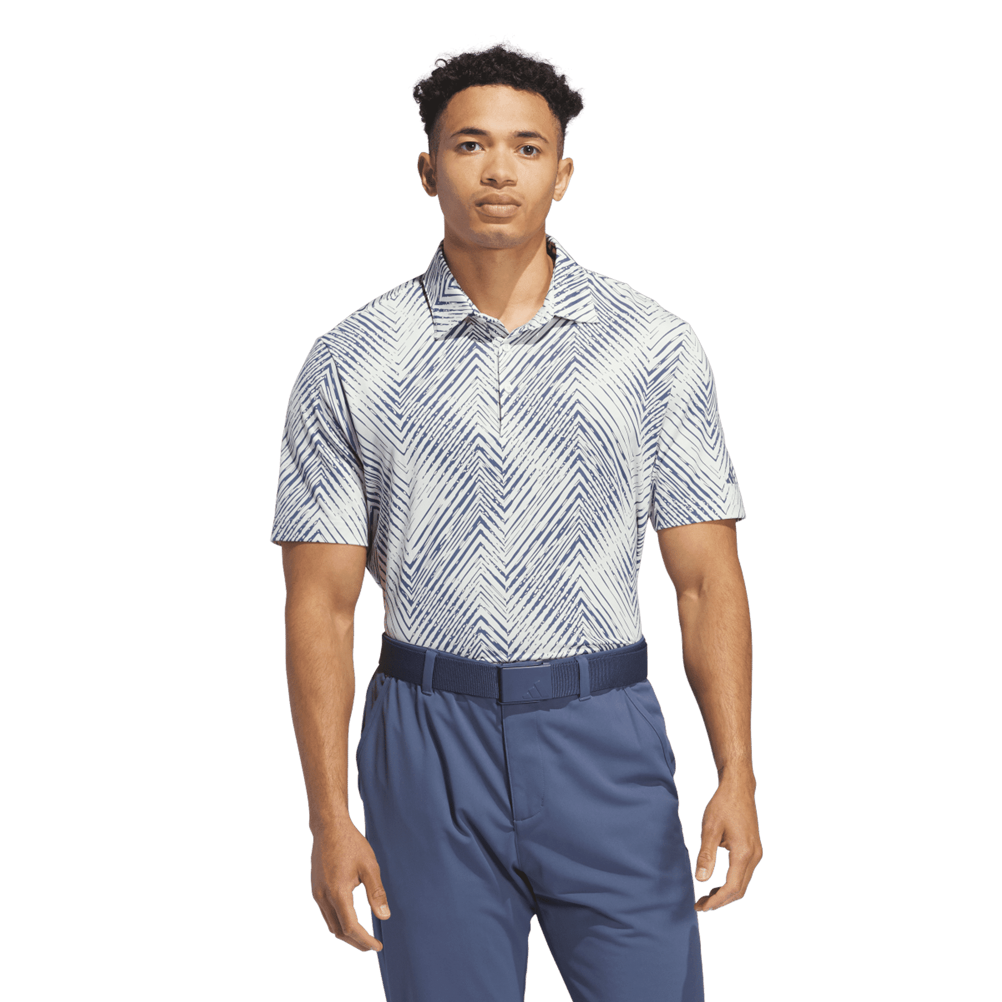 Adidas Ultimate365 Allover Print Poloshirt Herren