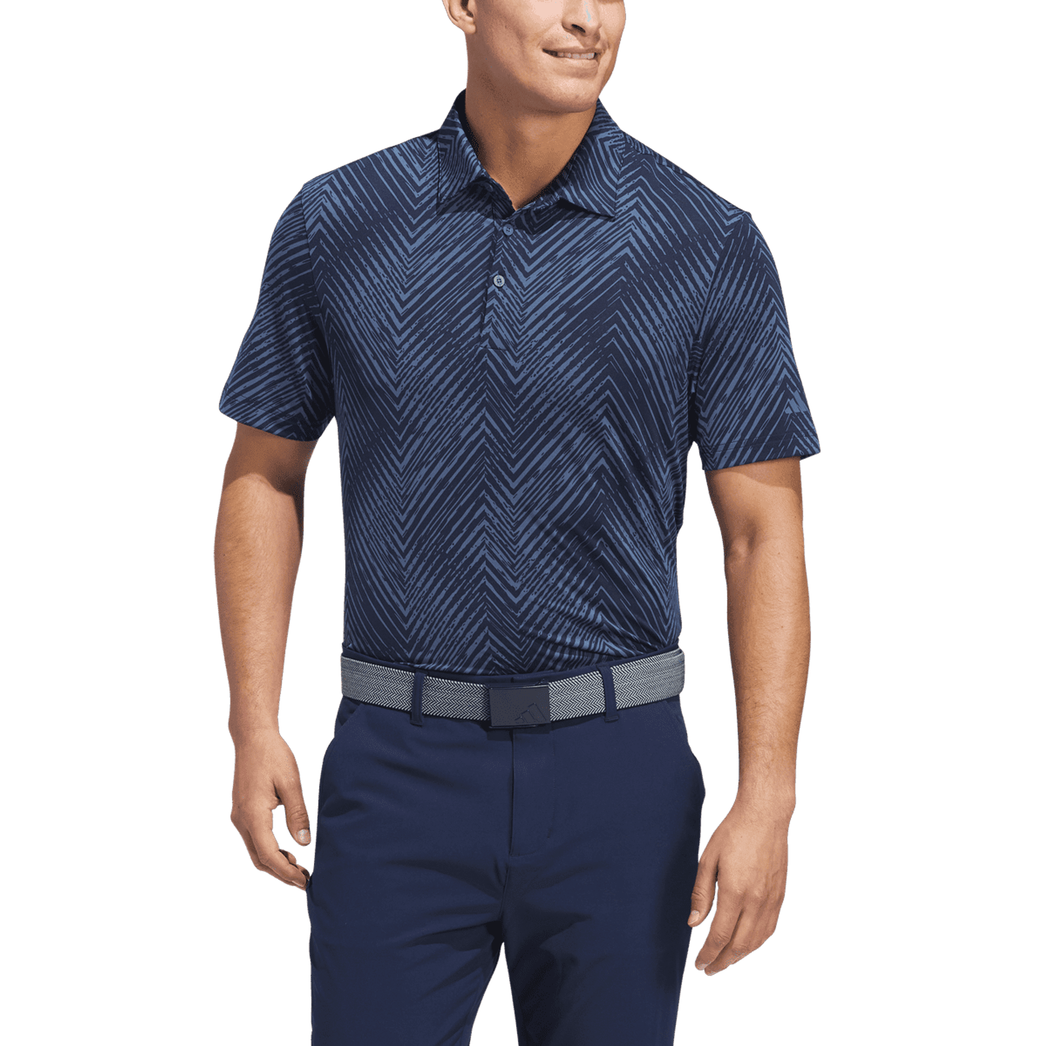 Adidas Ultimate365 Allover Print Polo Shirt Herren