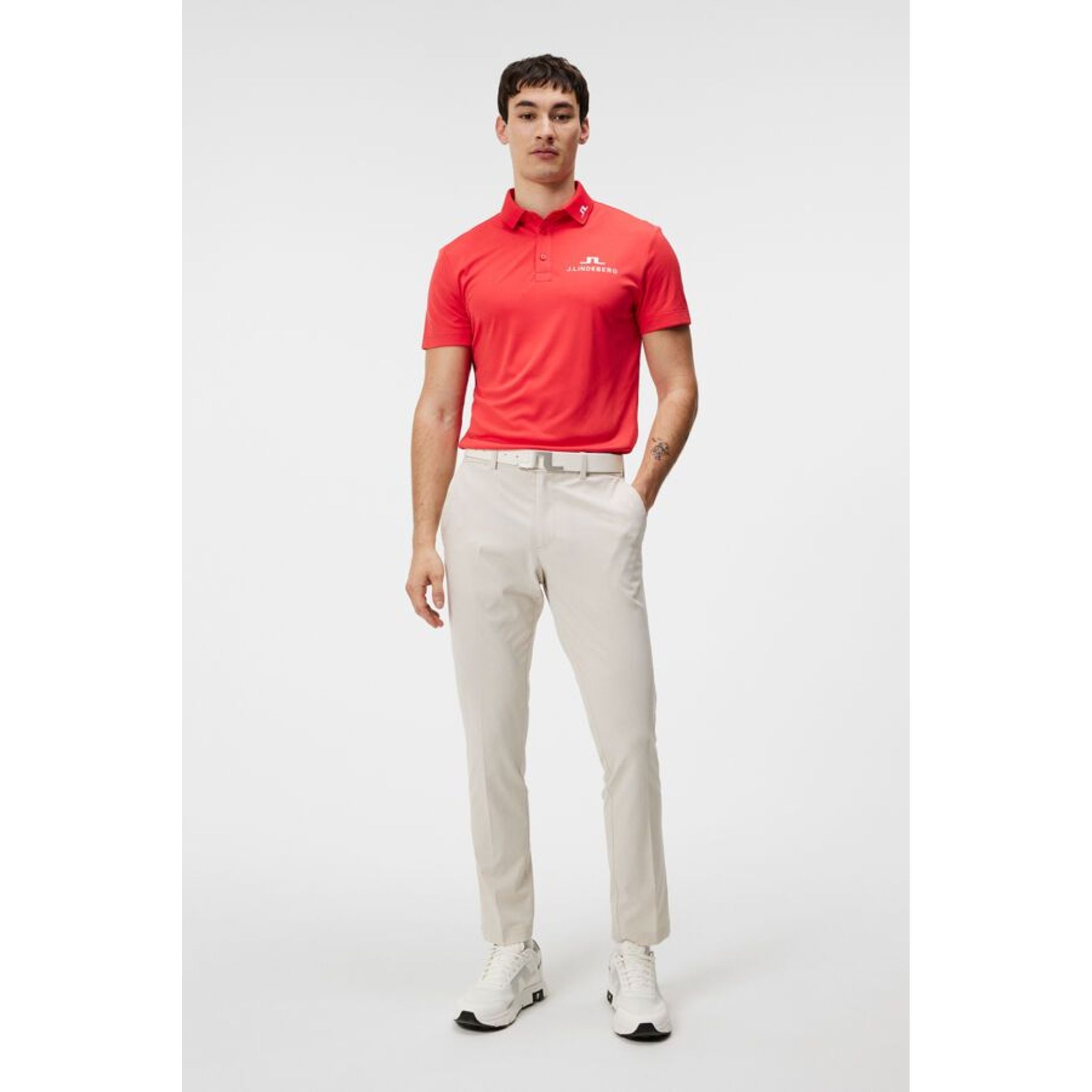 J. Lindeberg KV Tour Solid Golf Polo