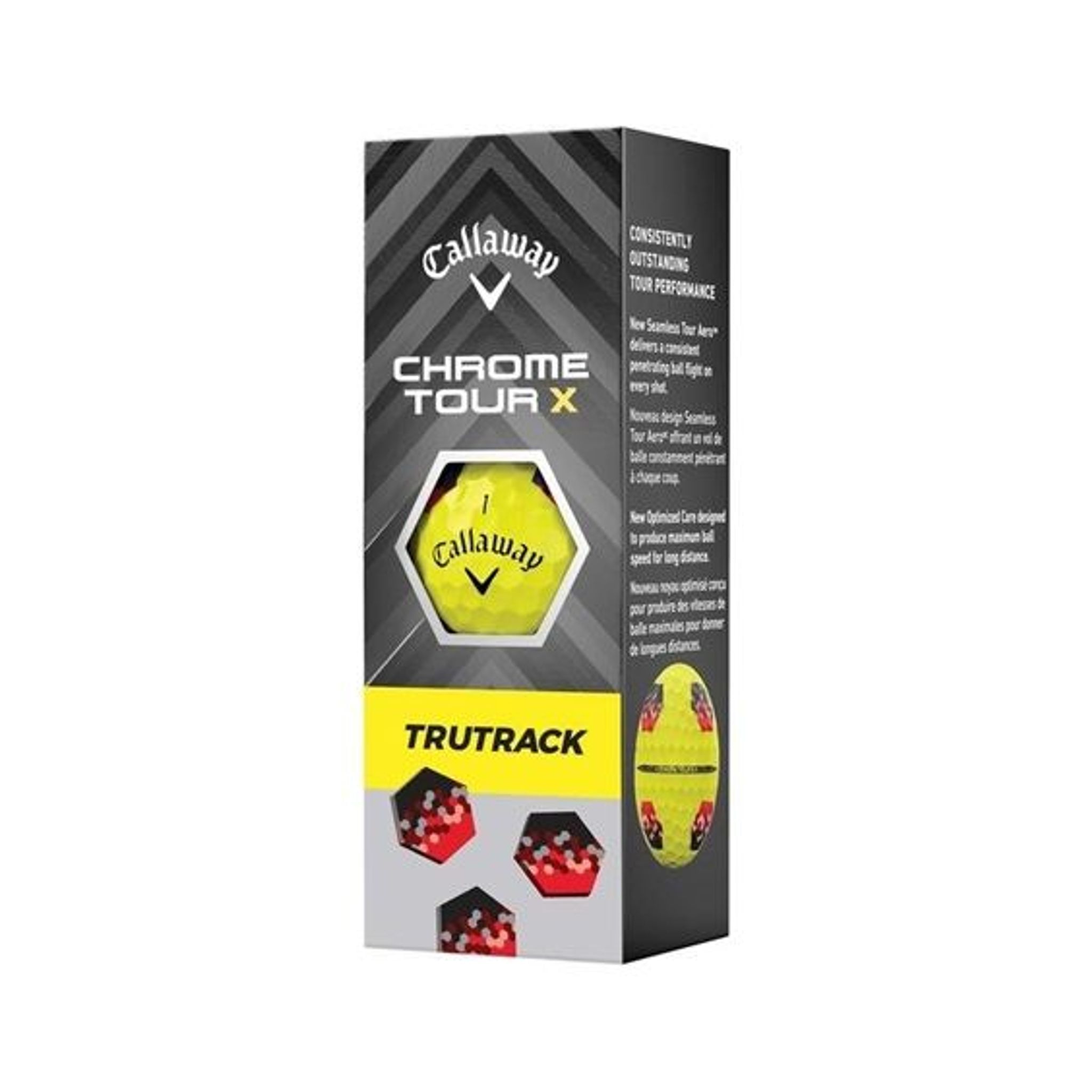 Callaway Chrome Tour X TruTrack [12 Stück] Golfbälle (2024)