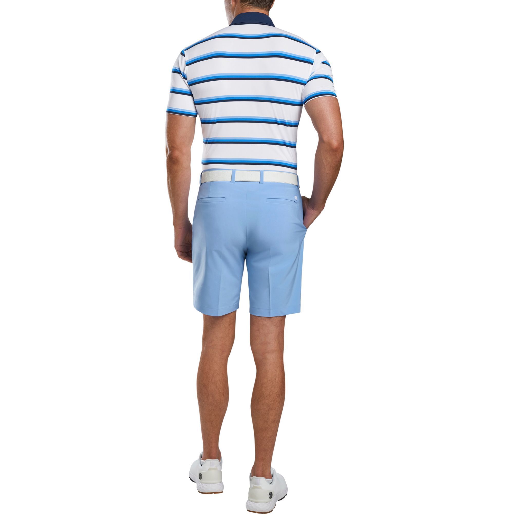 Yarn Dye Stripe Golfpolo